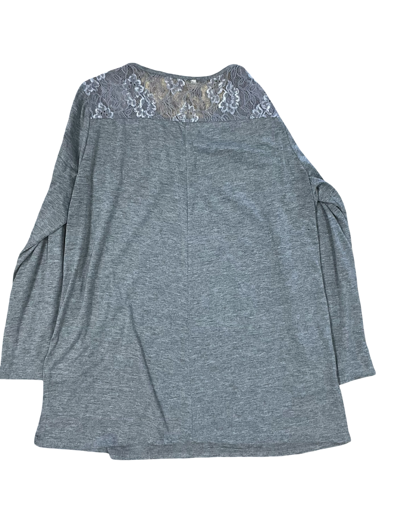 Top Ls By Clothes Mentor In Grey, Size:4X