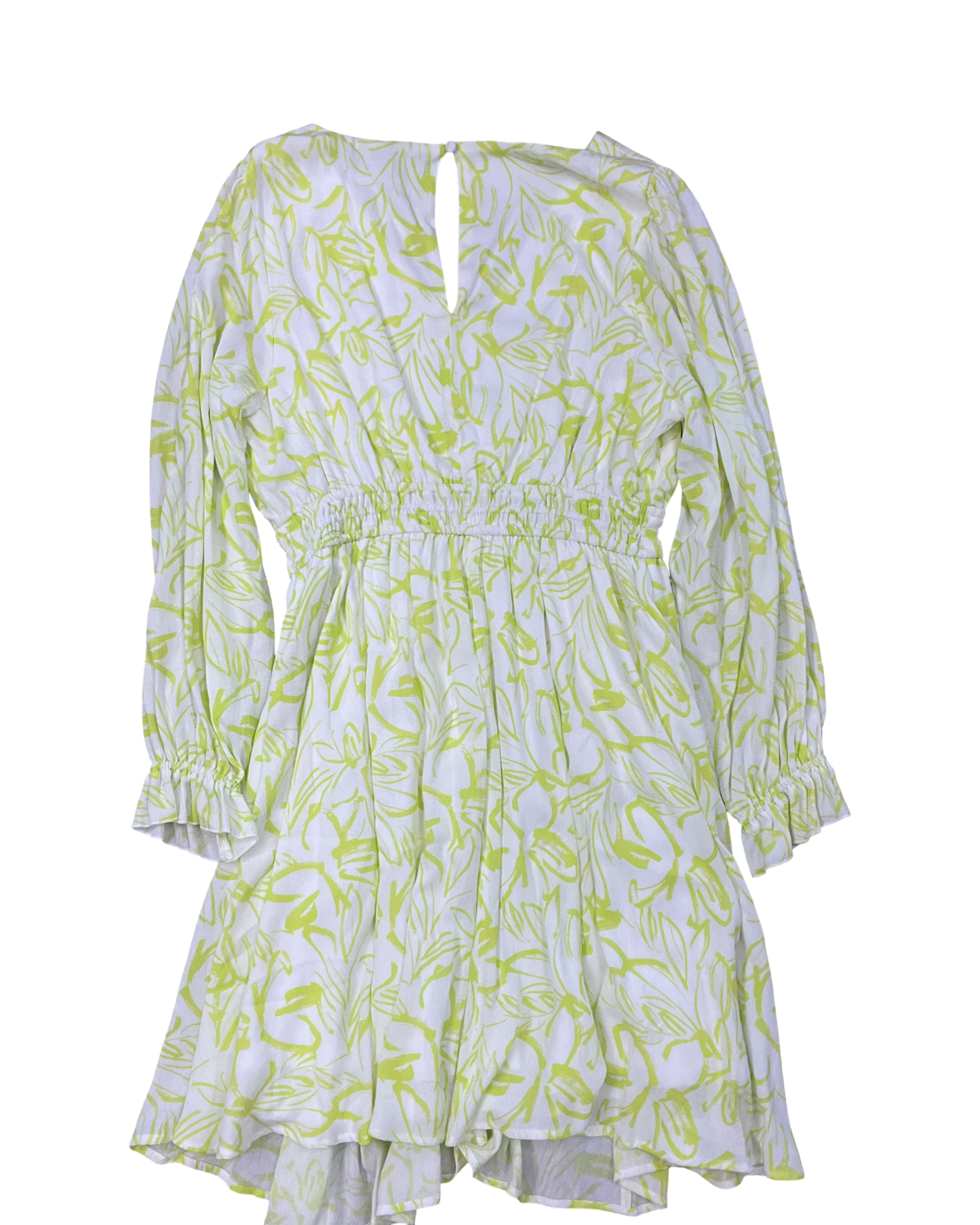 Dress Casual Maxi By Torrid In White & Yellow, Size:L