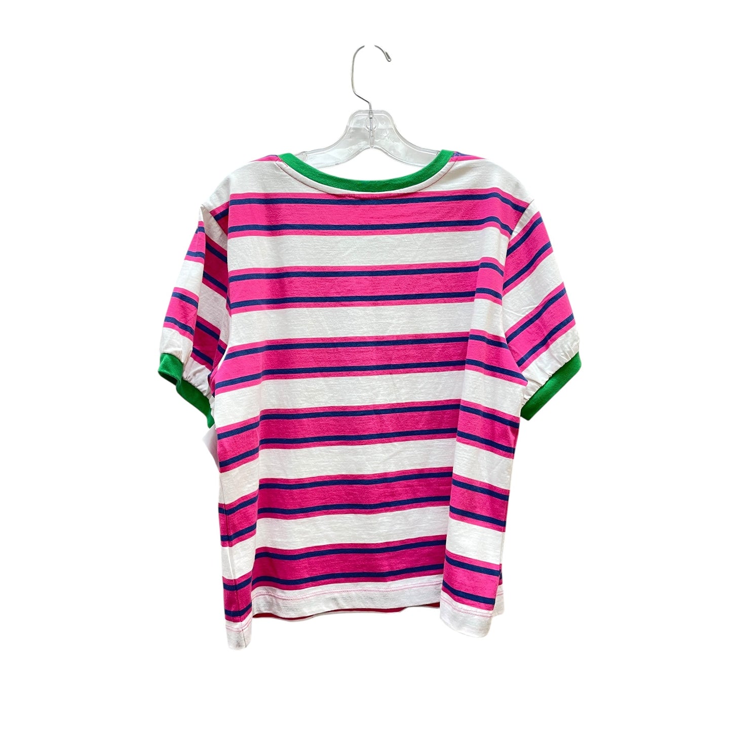 Top Ss By Pilcro In Pink & White, Size:L