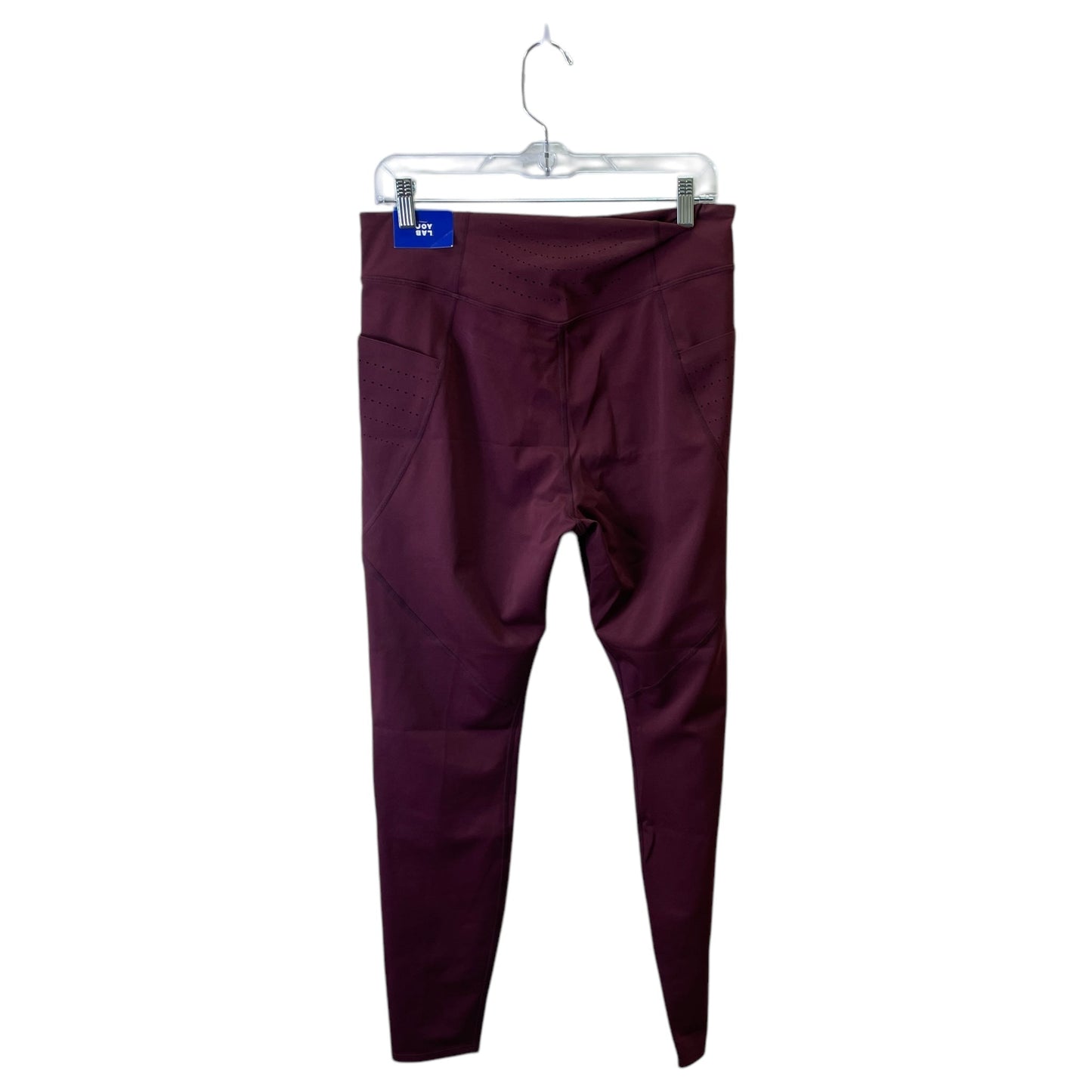 Athletic Leggings By Joy Lab In Maroon, Size:L