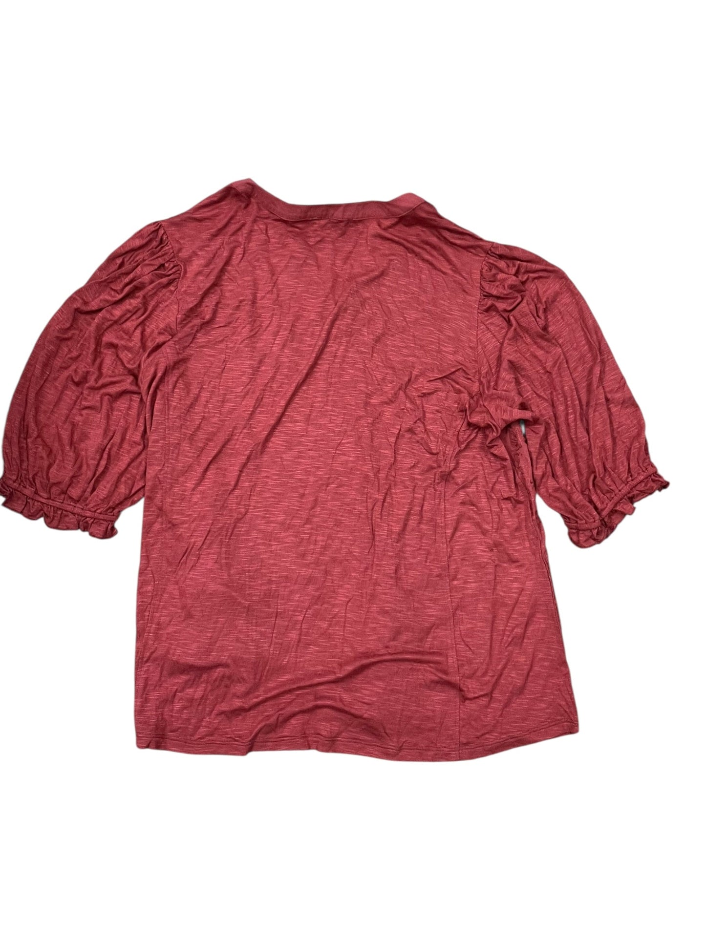 Blouse Ss By Democracy In Orange, Size:Xl