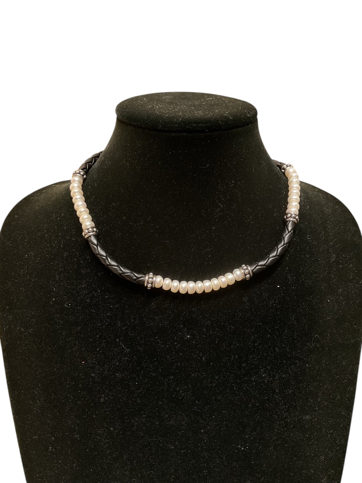 Necklace Statement By Cabi In Black & Silver