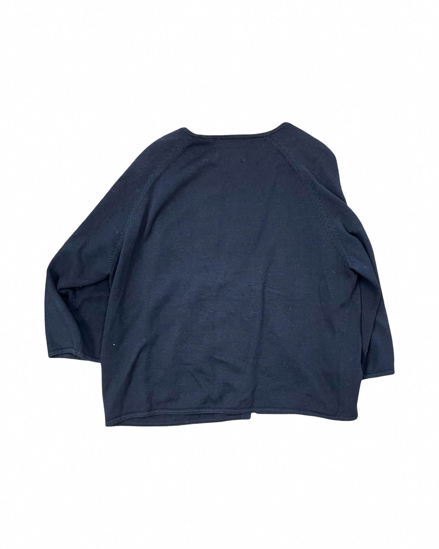 Cardigan By Michael Simon In Black, Size:Xl