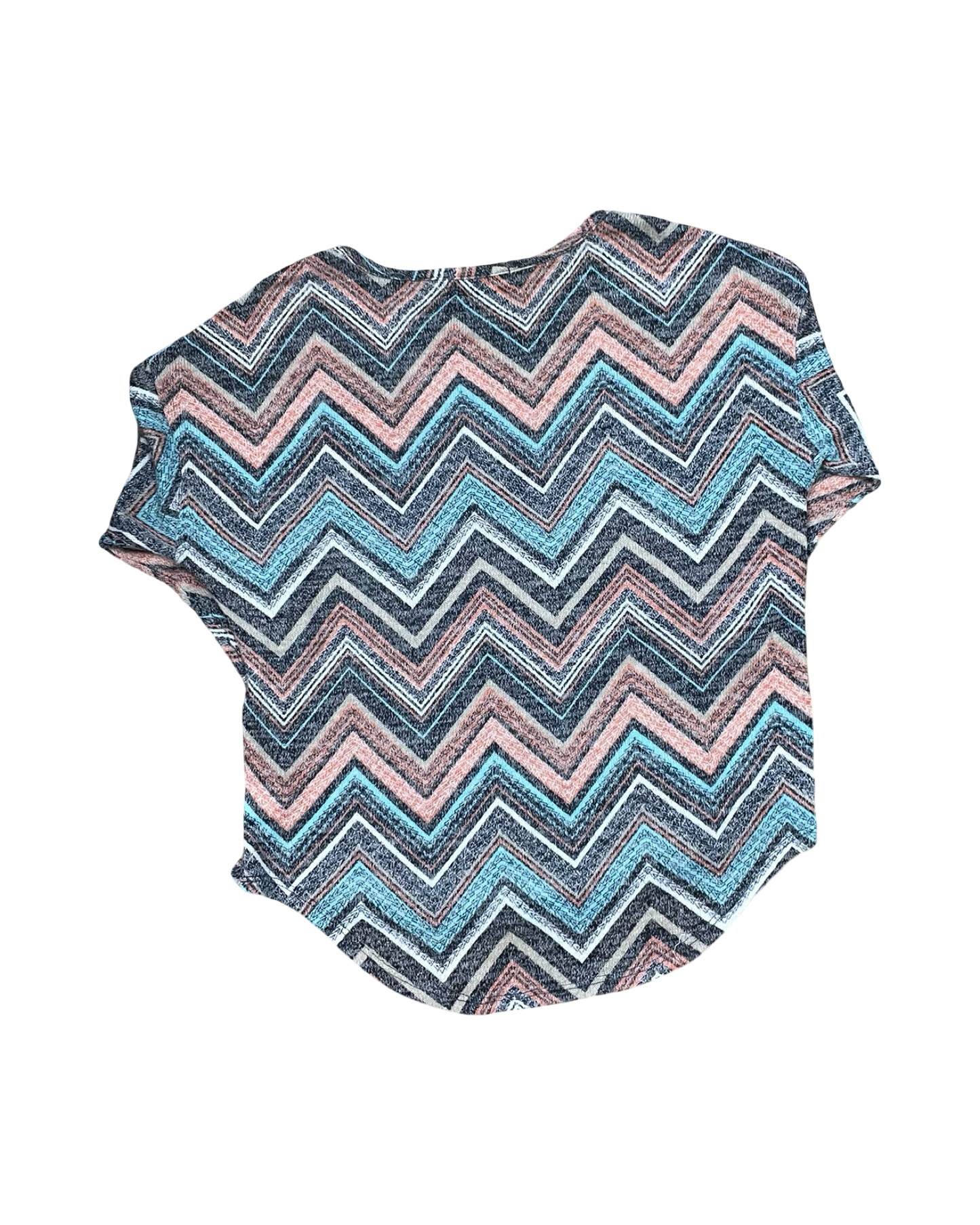 Top Ls By Absolutely Famous In Blue & Orange, Size:M