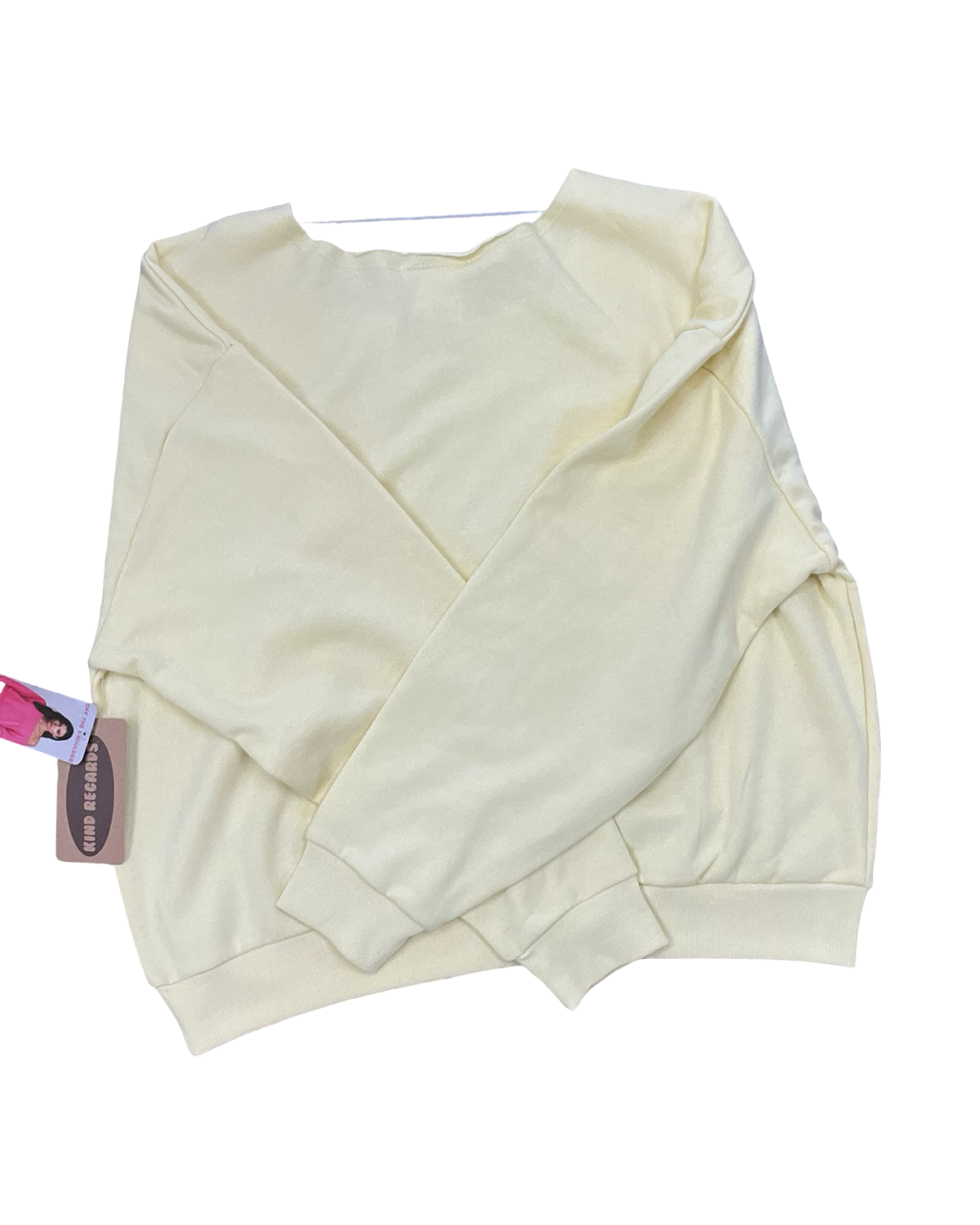 Sweatshirt Crewneck By Clothes Mentor In Yellow, Size:Xl
