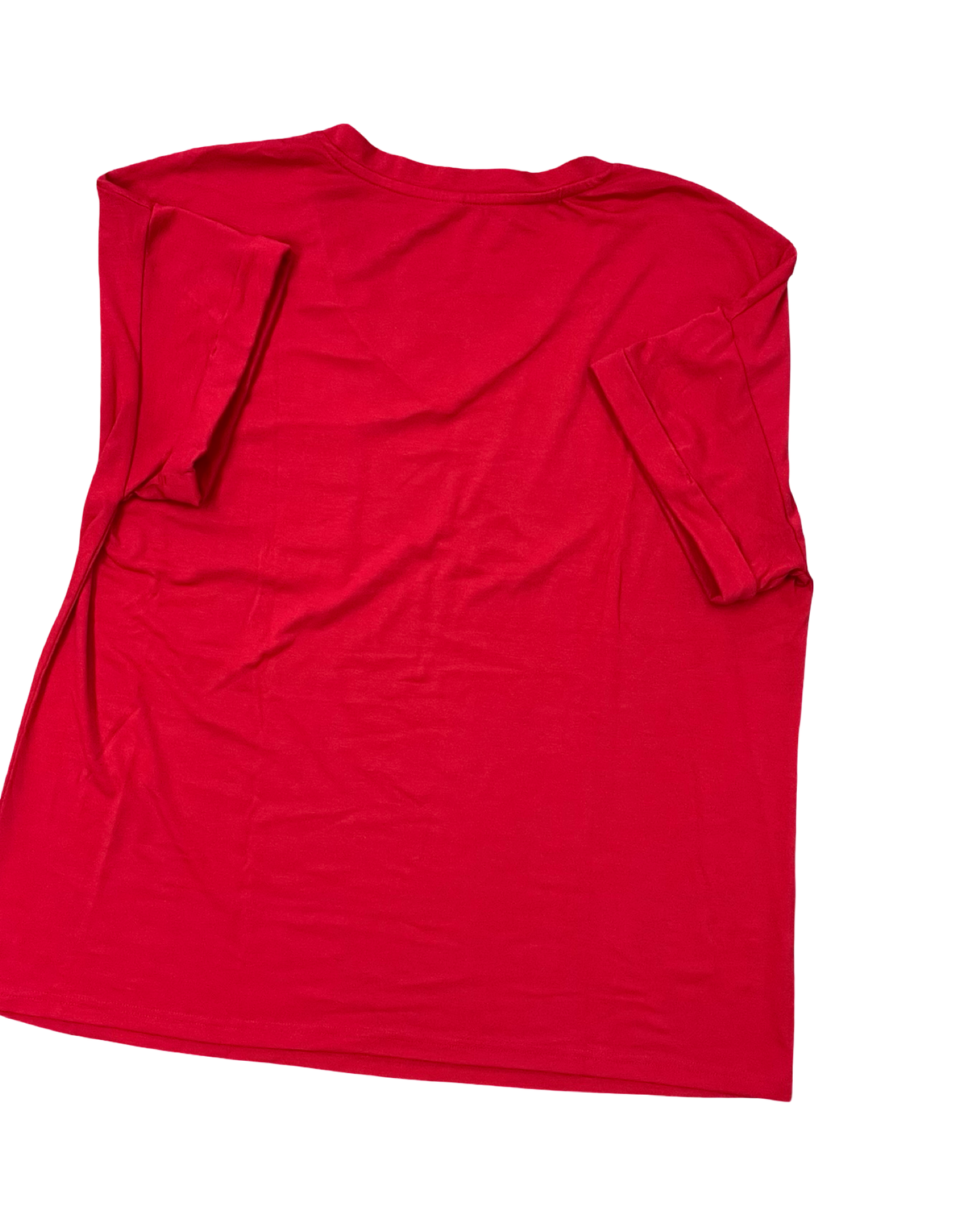 Top Ss Basic By Clothes Mentor In Red, Size:30