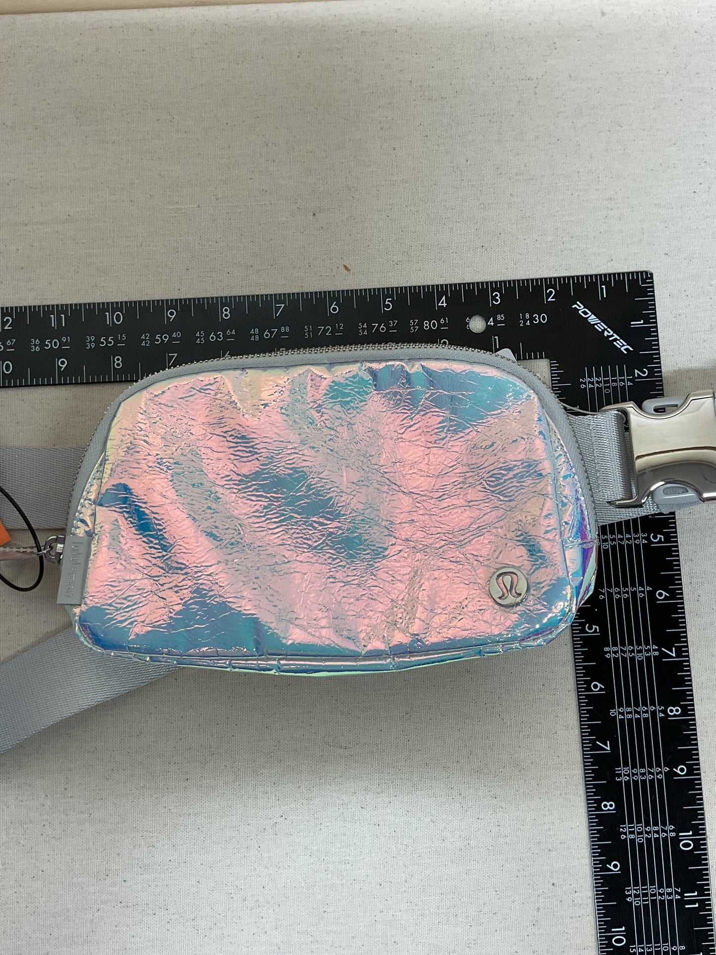 Belt Bag By Lululemon In Pink & Silver, Size:Medium