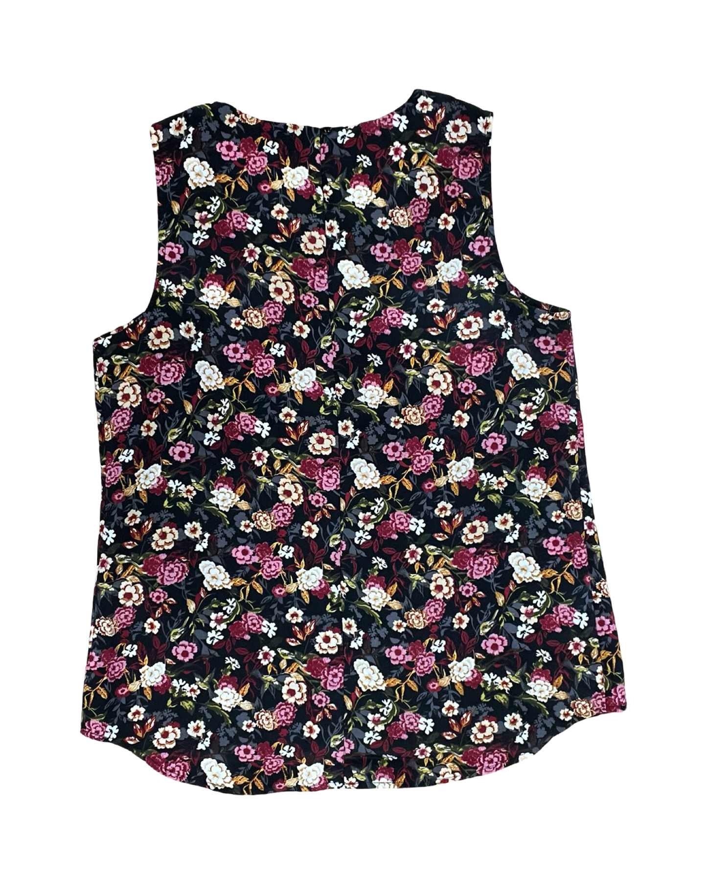 Top Sleeveless By Christopher And Banks In Floral Print, Size:M