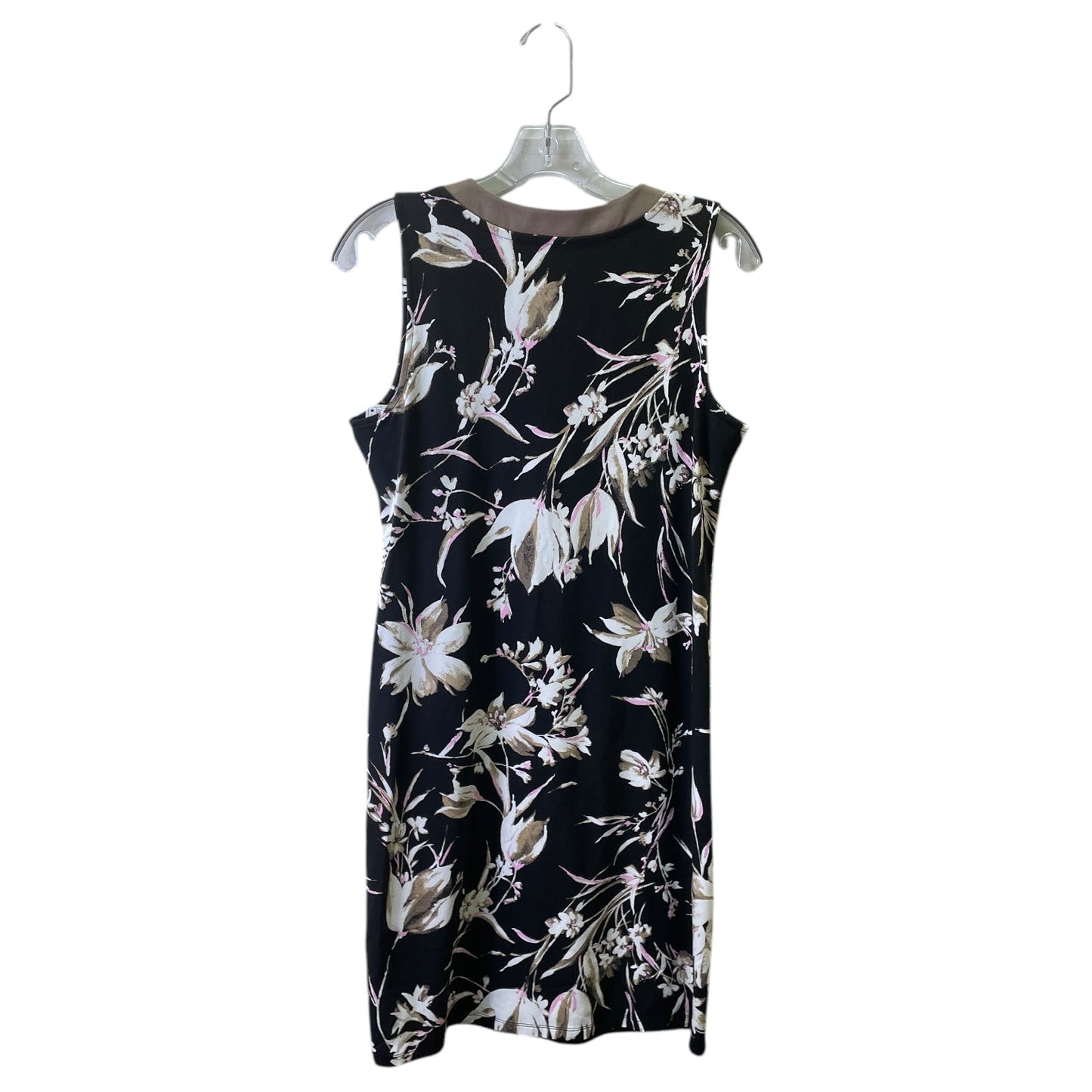 Dress Casual Midi By Isaac Mizrahi Live Qvc In Black & Brown, Size:Xs