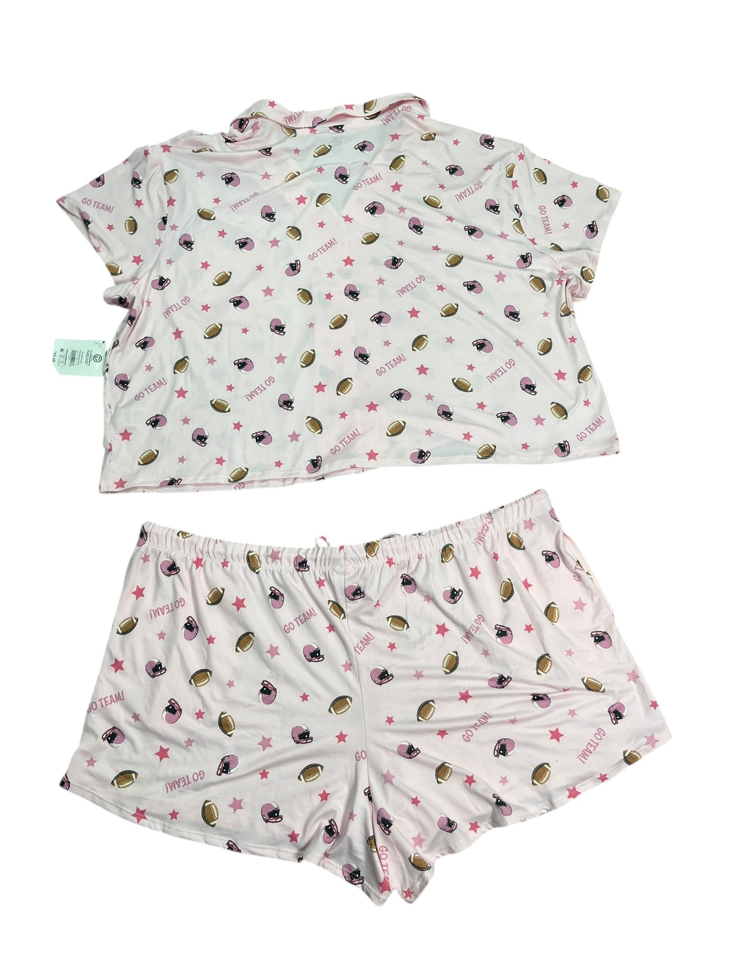 Pajamas 2Pc By Clothes Mentor In Pink, Size:3X