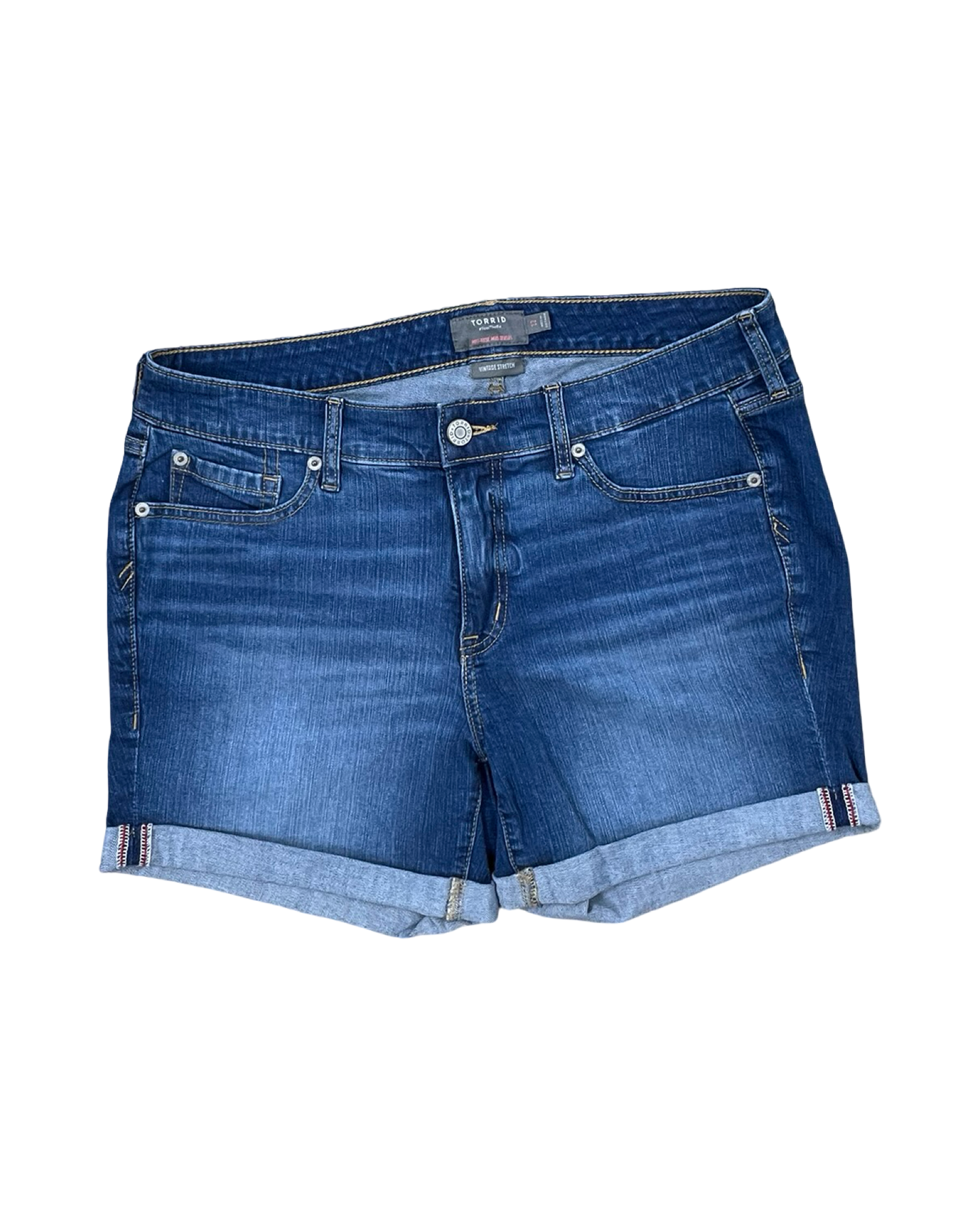 Shorts By Torrid In Blue Denim, Size:12