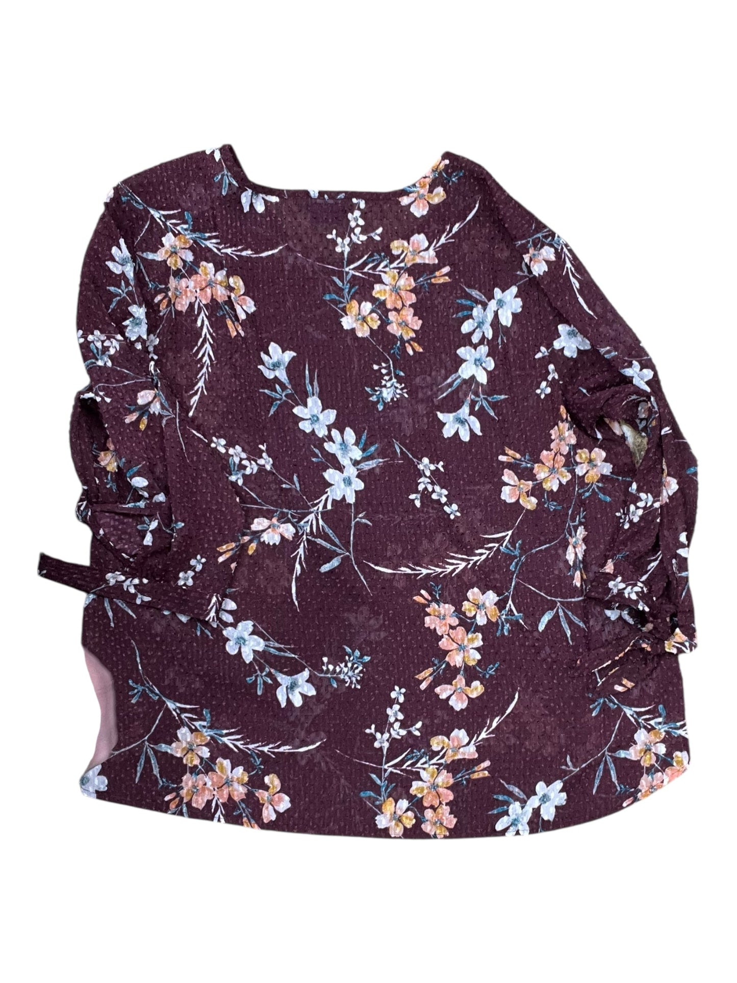 Top Ls By Van Heusen In Maroon, Size:Xxl