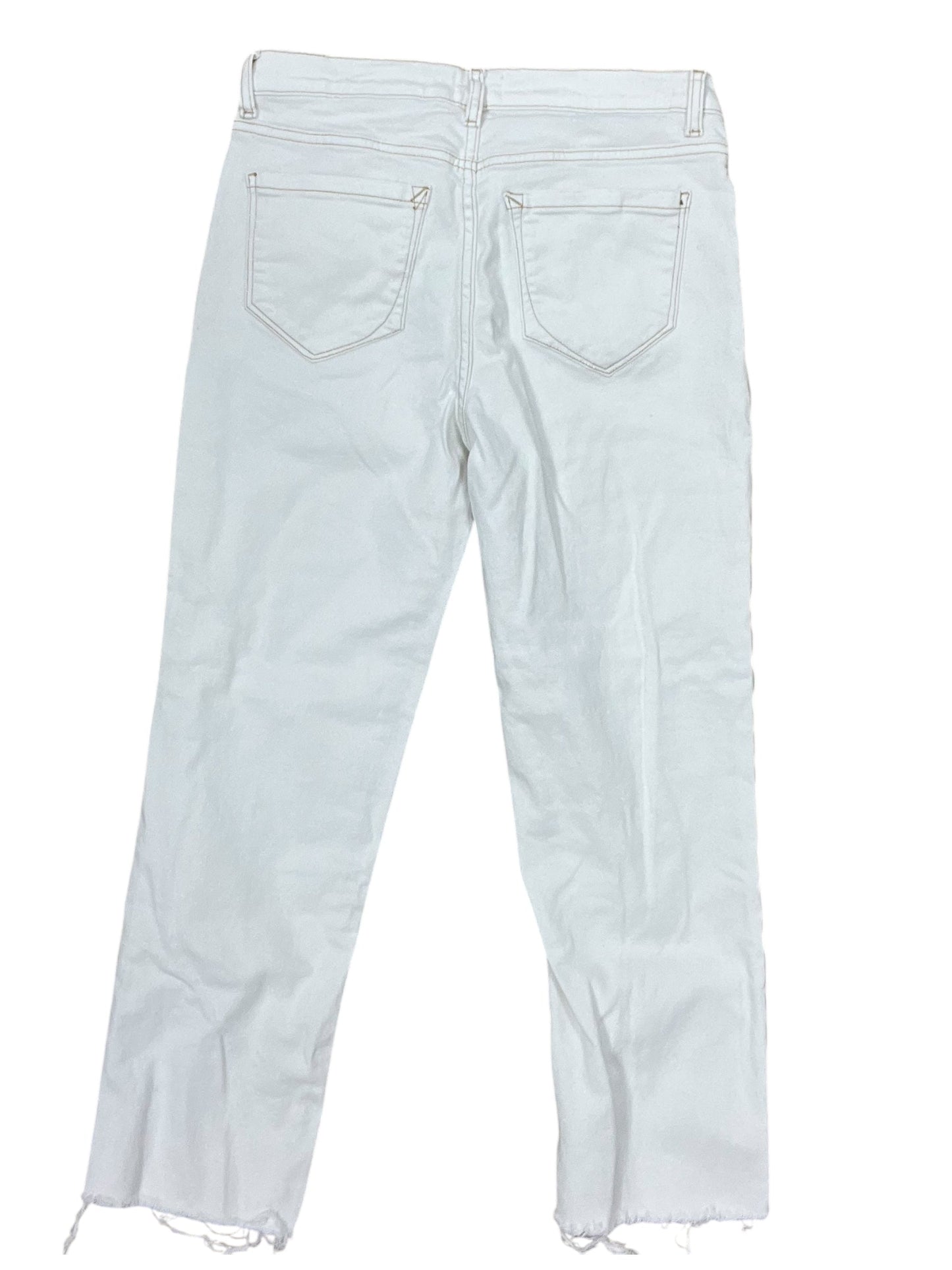Jeans Cropped By Kensie In White, Size:6