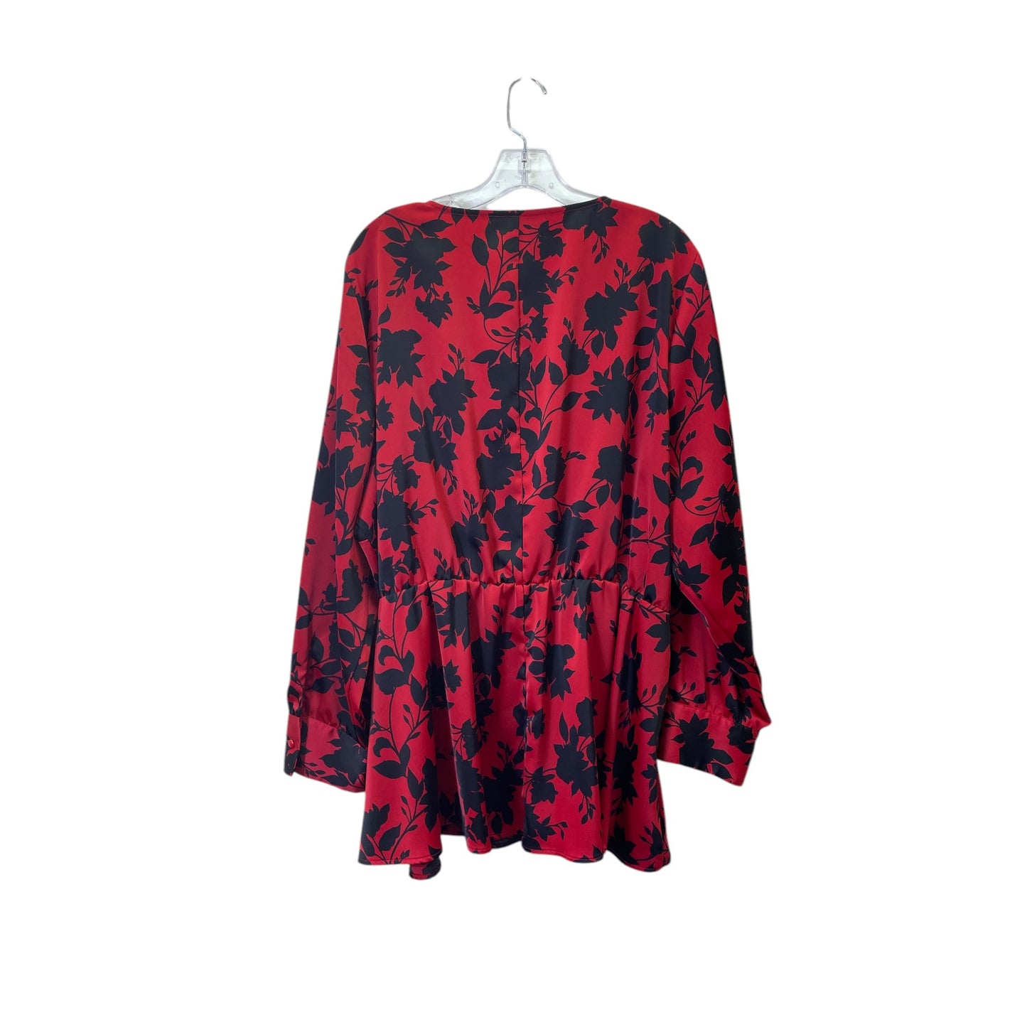 Top Ls By Lane Bryant In Black & Red, Size:2X