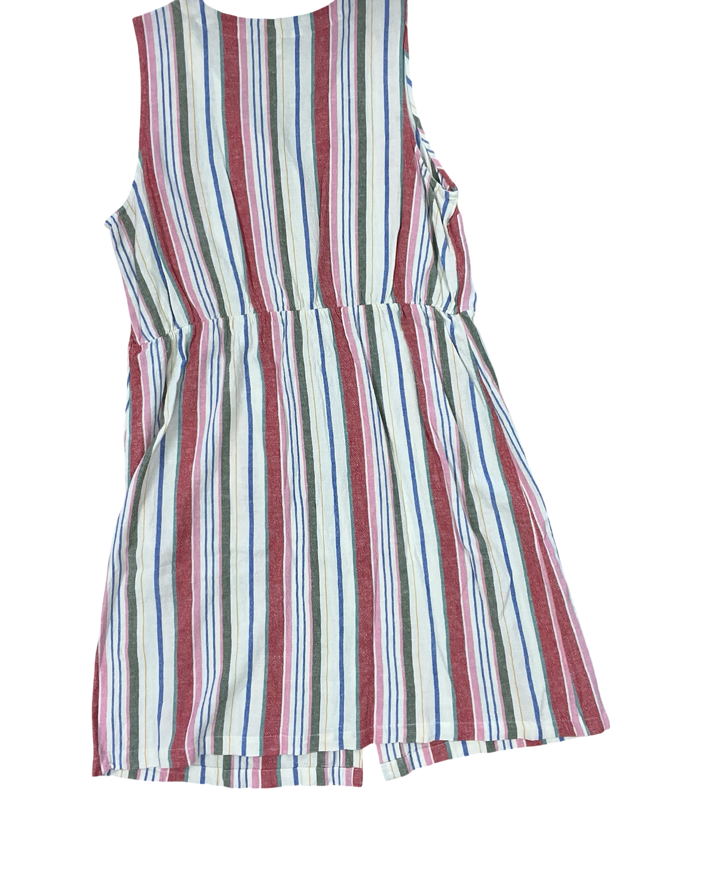 Dress Casual Midi By Old Navy In Red & White, Size:Xl