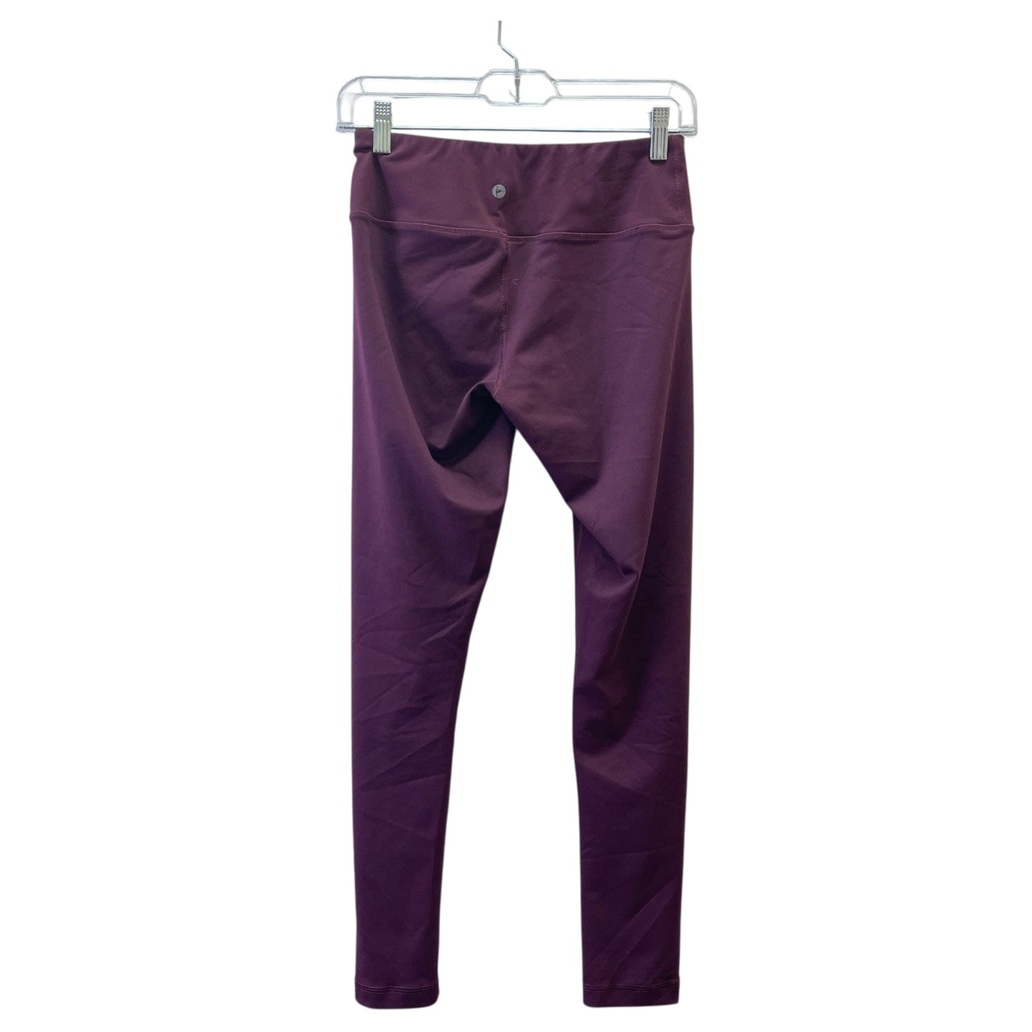 Athletic Leggings By 90 Degrees By Reflex In Maroon, Size:S