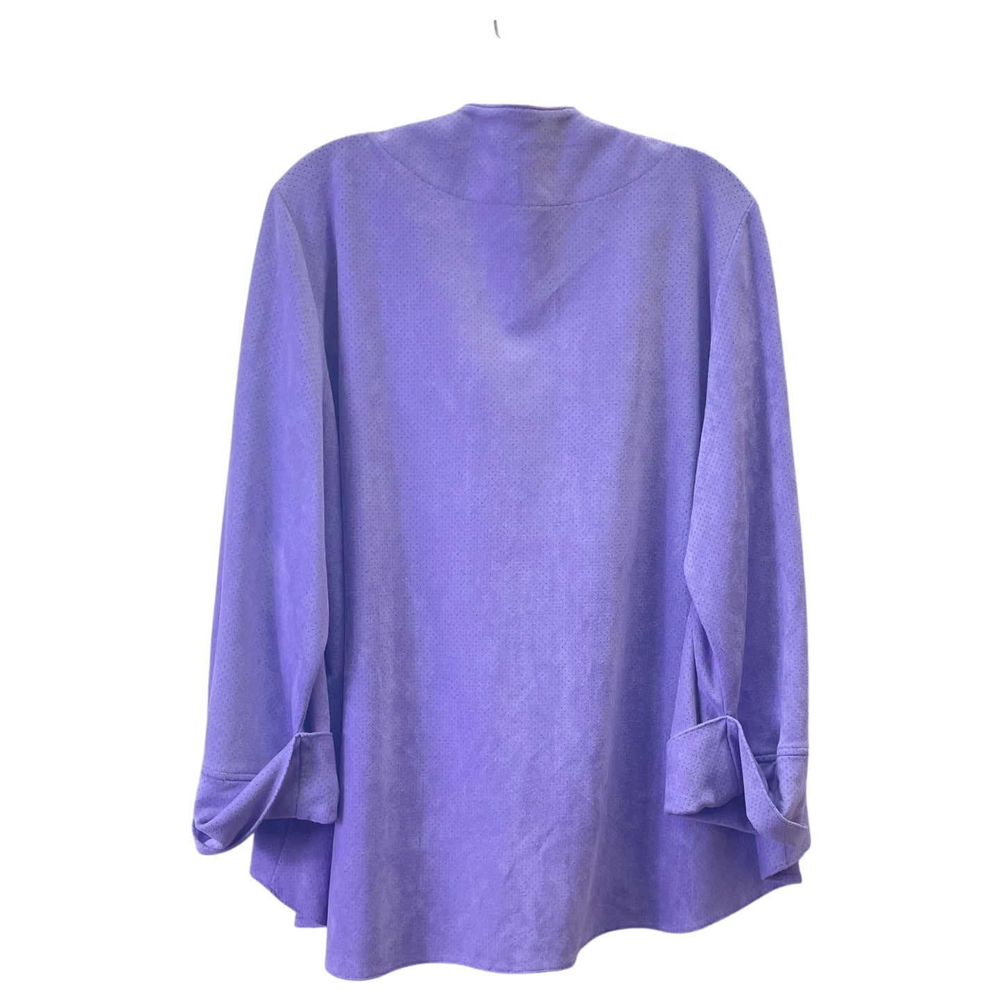 Blazer By Ic By Connie K In Purple, Size:1X