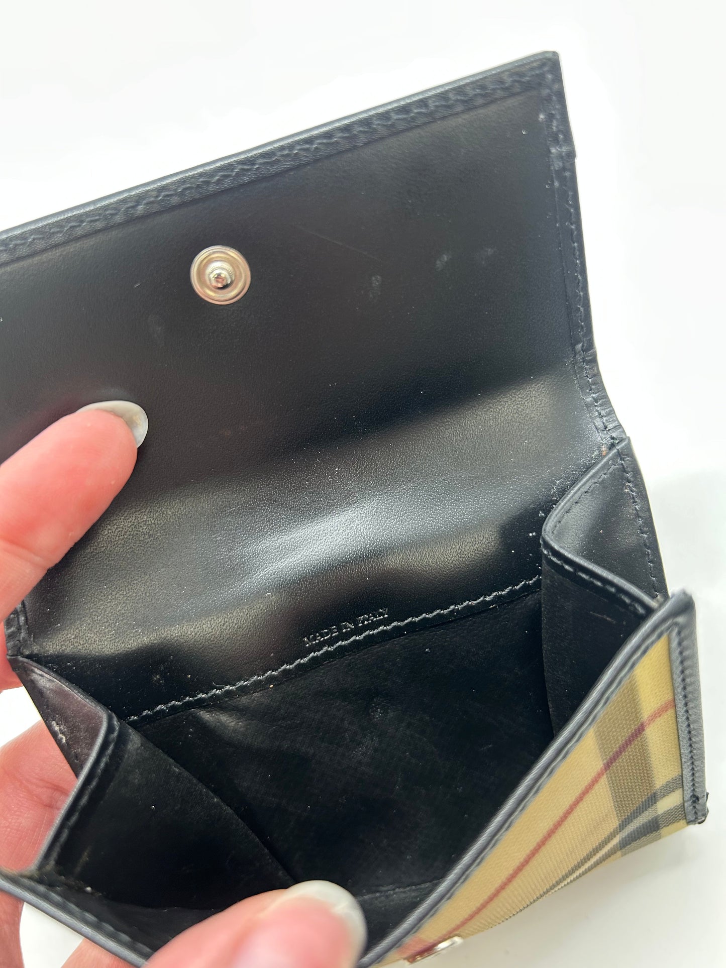 Wallet Luxury Designer By Burberry, Size: Medium