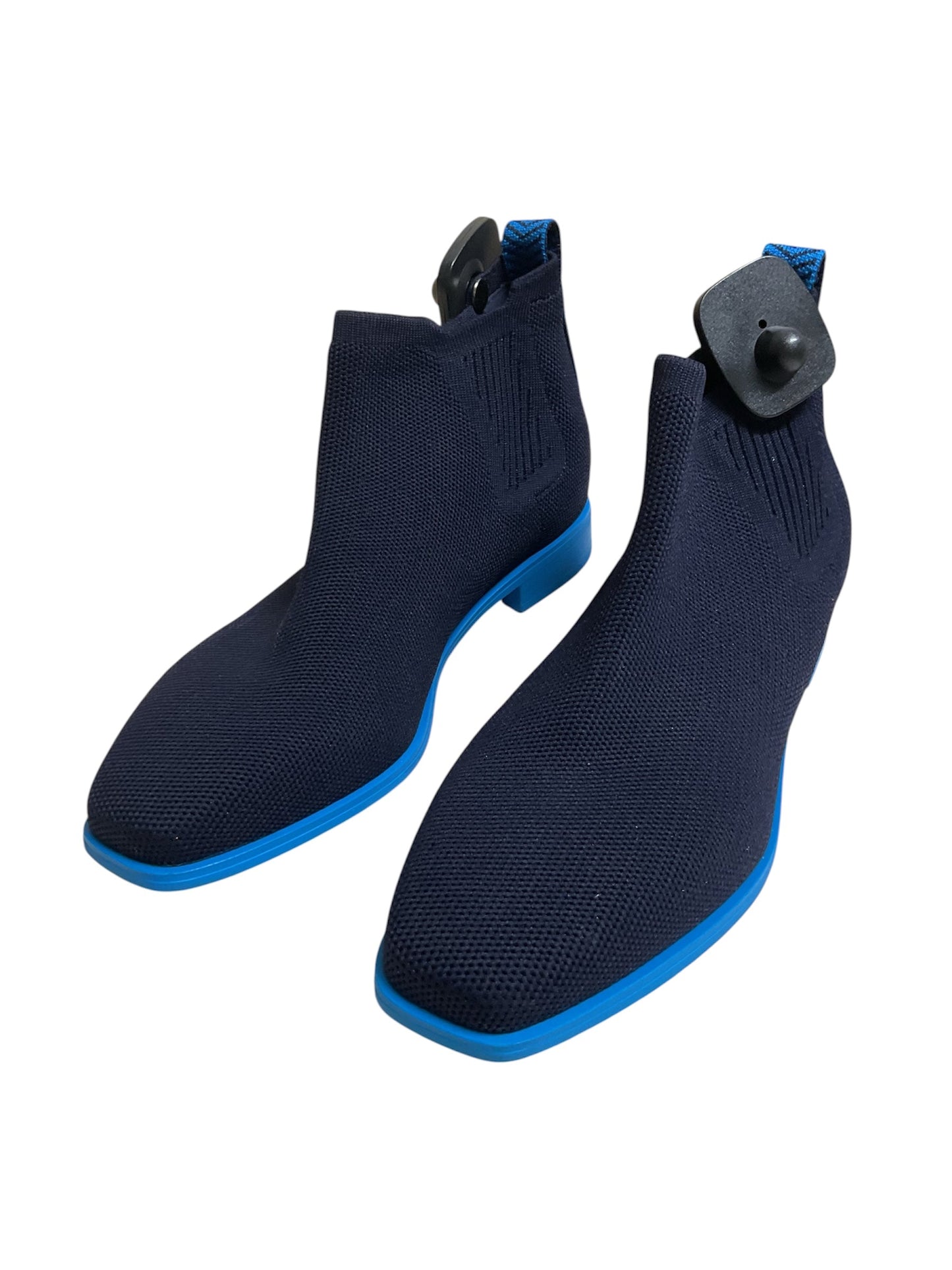 Boots Ankle Flats By Vivaia In Blue, Size:9