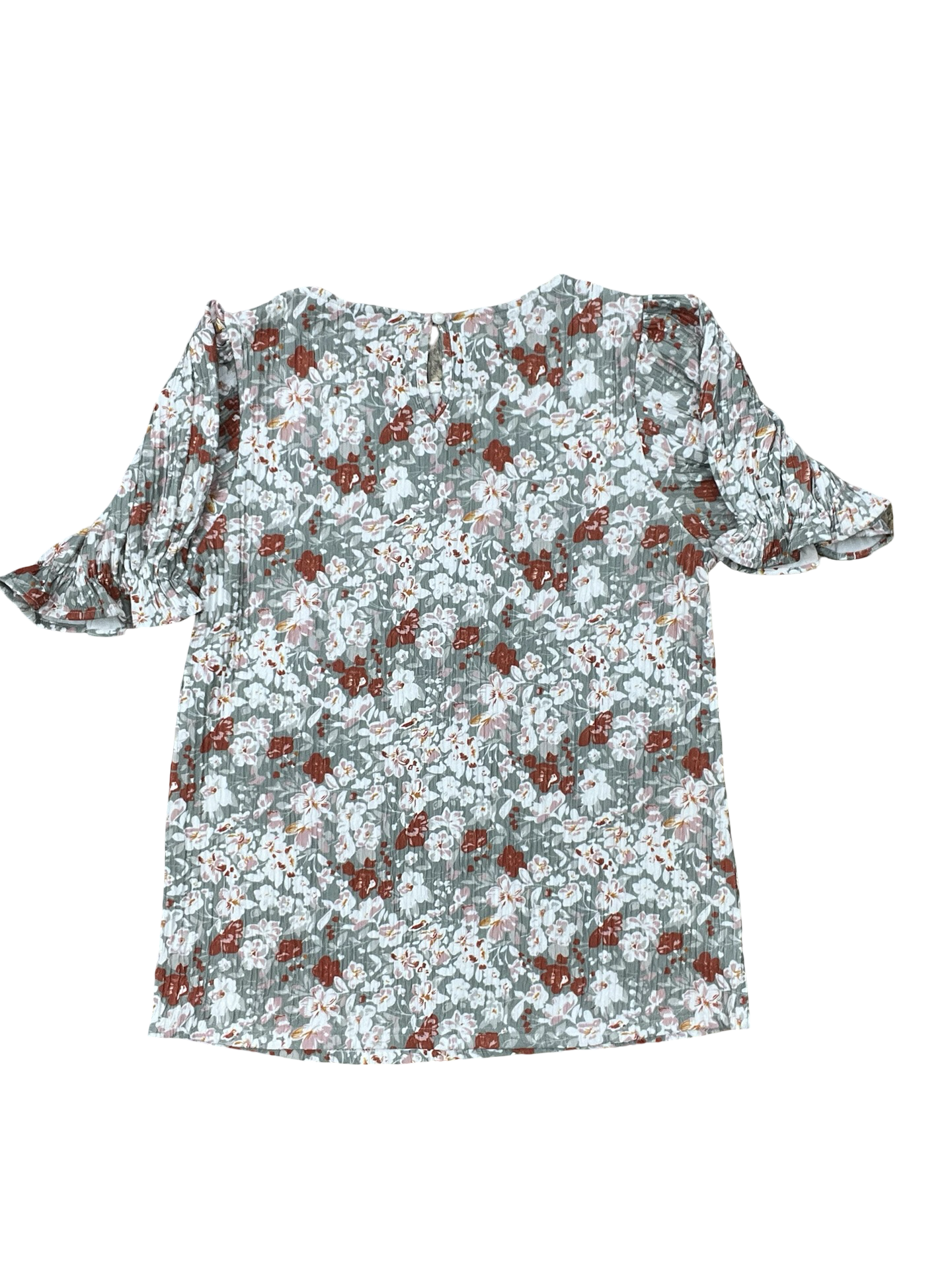 Top Ss By Zeagoo In Green & White, Size:S