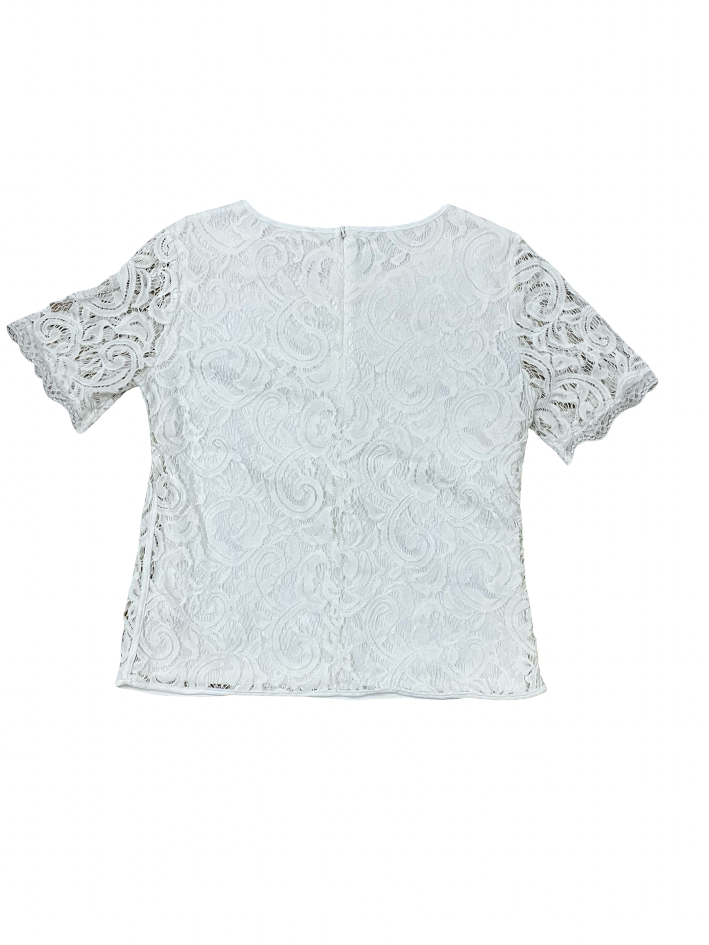 Top Ss By Adrianna Papell In Cream, Size:M