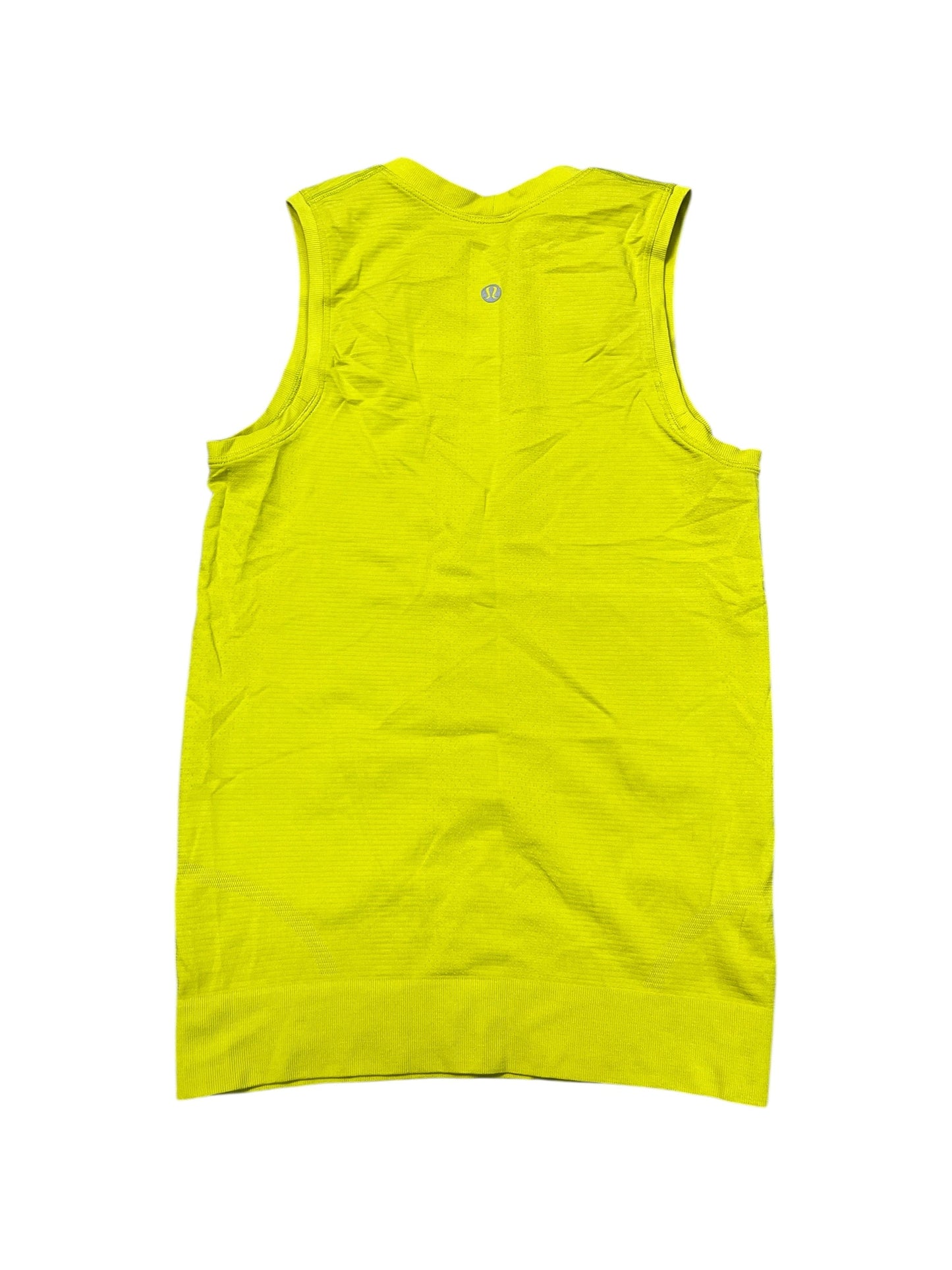 Athletic Tank Top By Lululemon In Yellow, Size:S