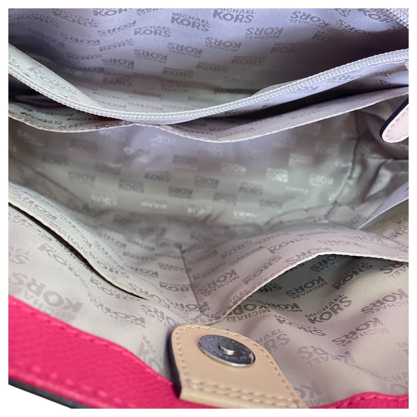 Tote Designer By Michael Kors In Pink, Size:Medium