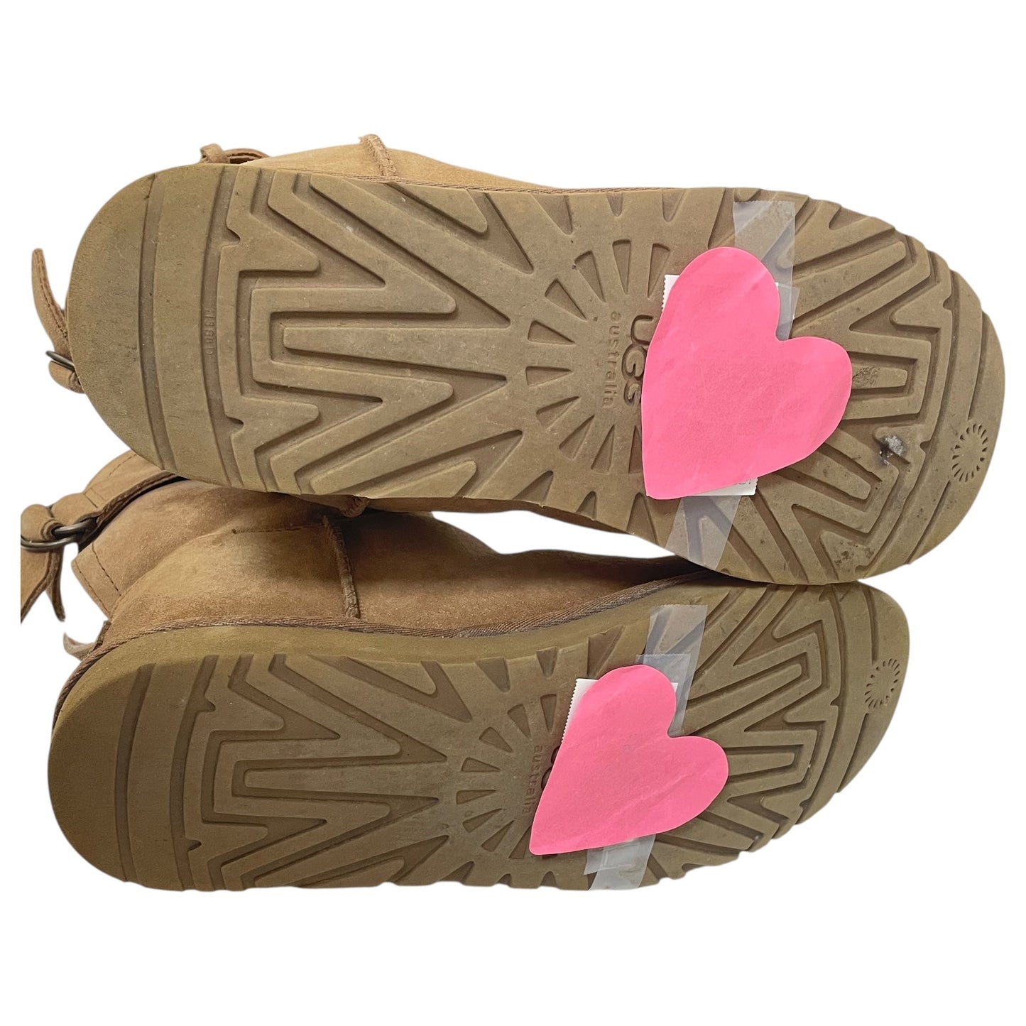 Boots Designer By Ugg In Brown, Size:9.5