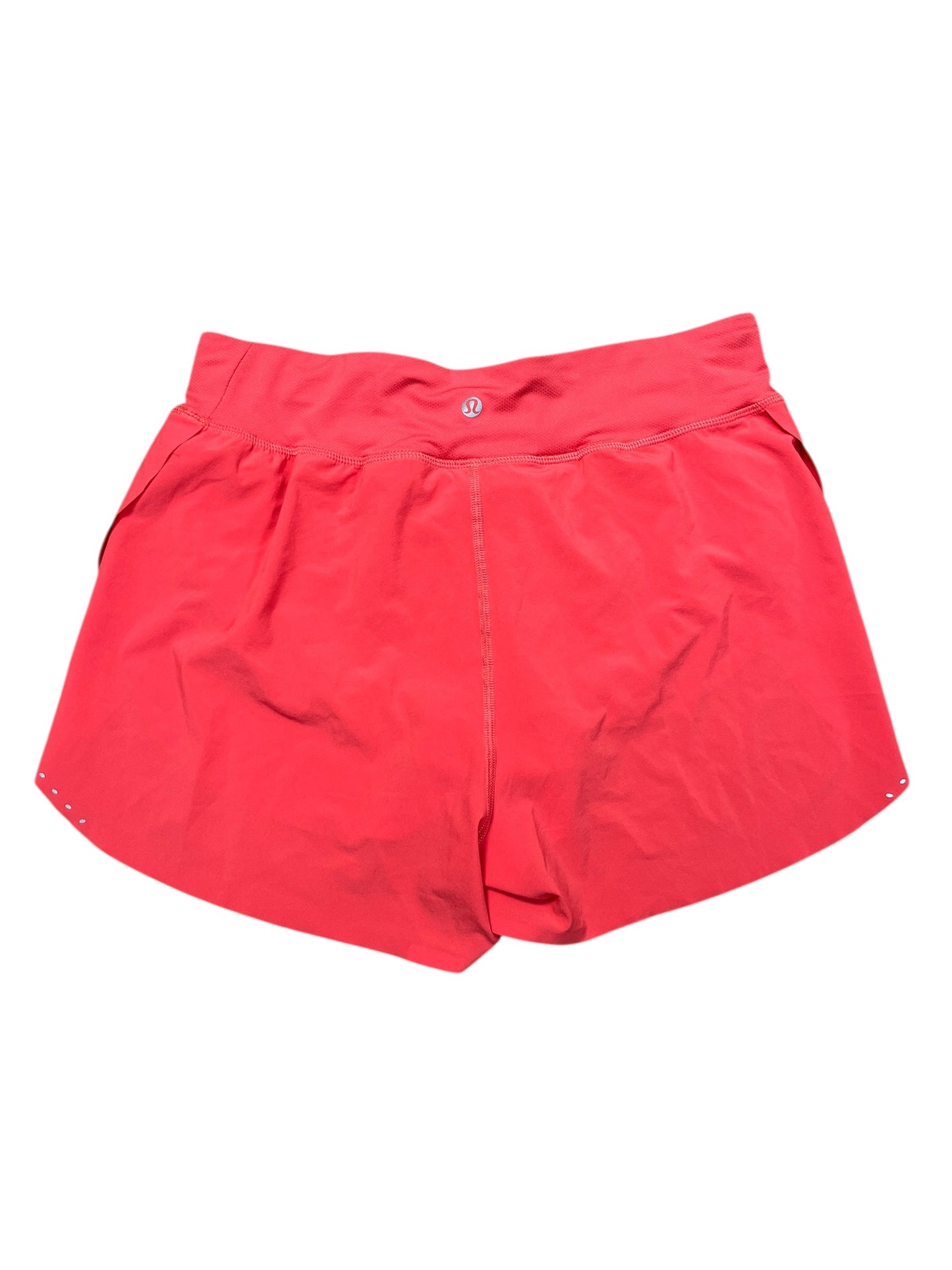 Athletic Shorts By Lululemon In Orange, Size:S