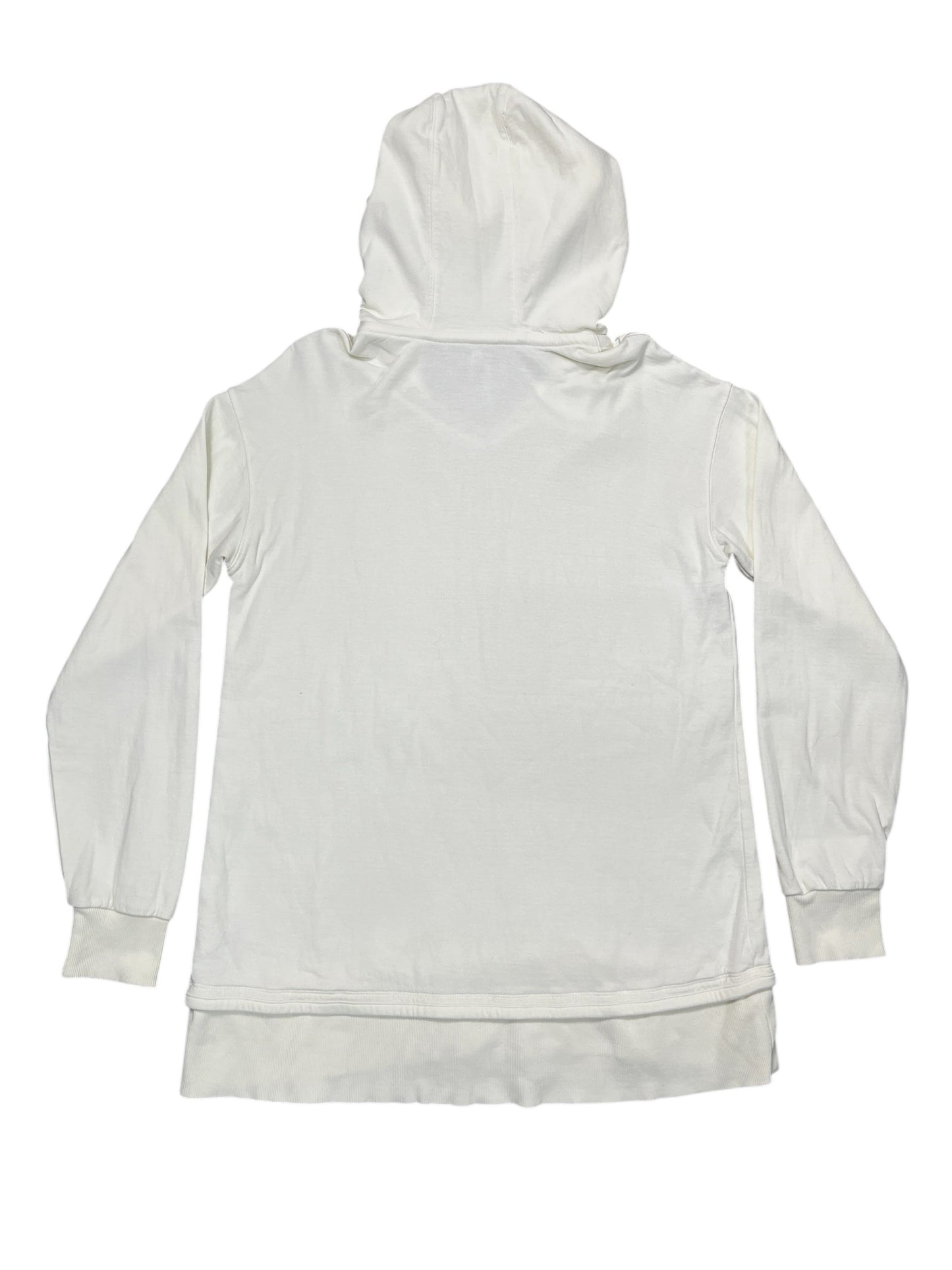 Athletic Top Ls Hoodie By Athleta In White, Size:S