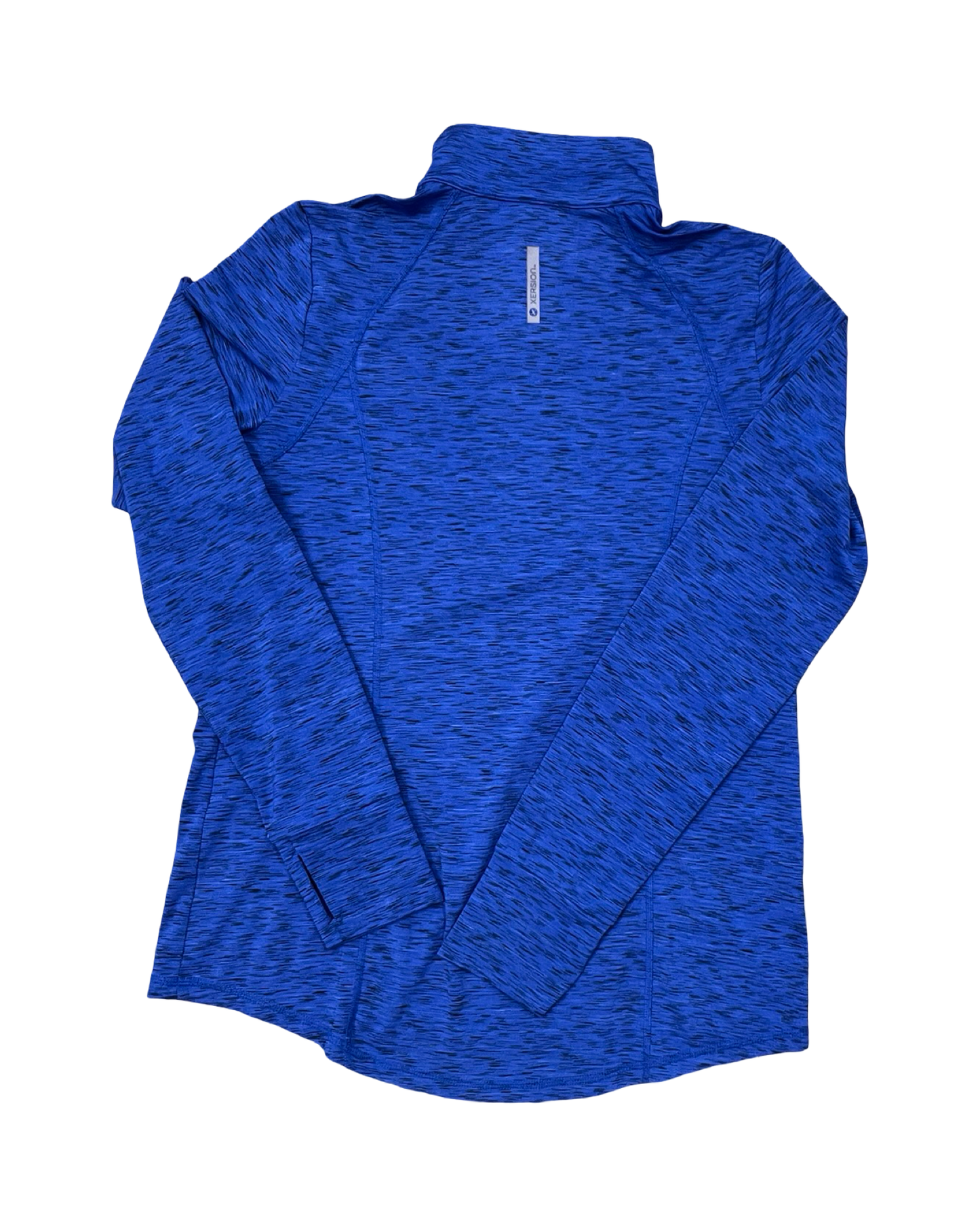 Athletic Top Ls Crewneck By Xersion In Blue, Size:M