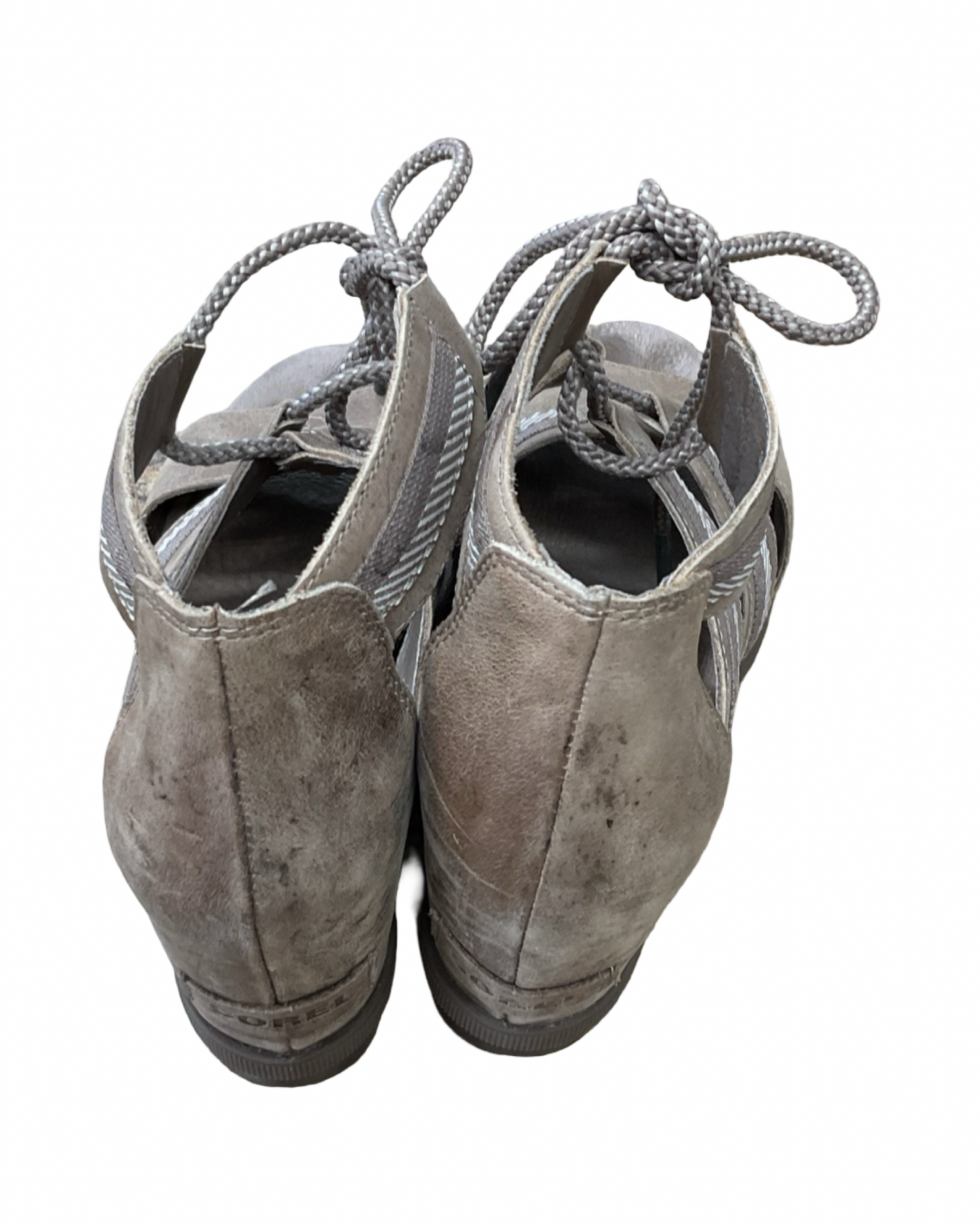 Sandals Heels Wedge By Sorel In Taupe, Size:8