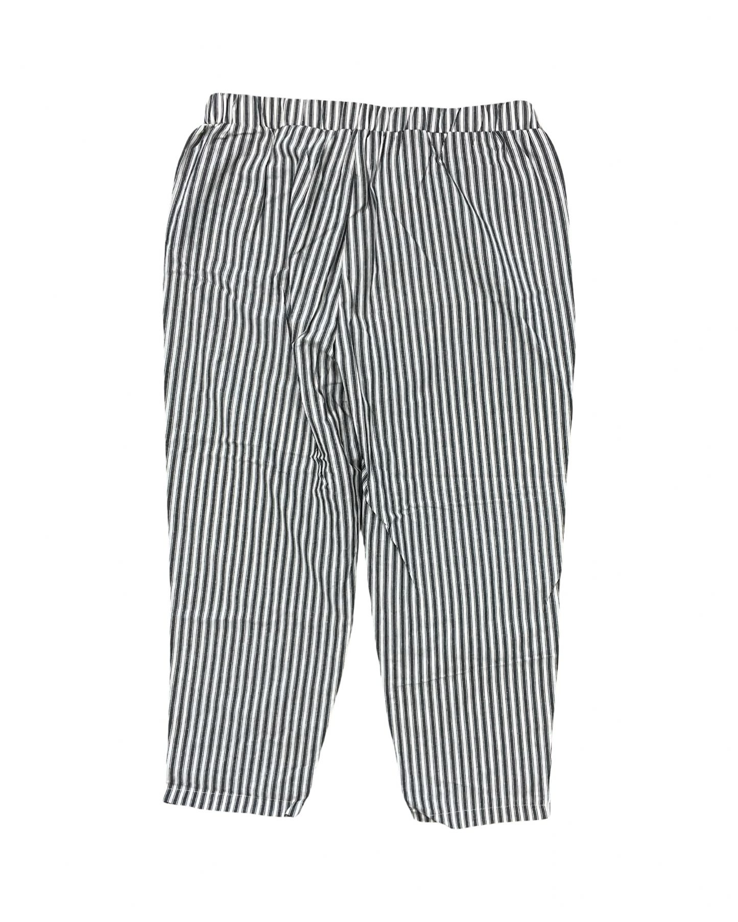 Pants Wide Leg By Clothes Mentor In Grey & White, Size:2X