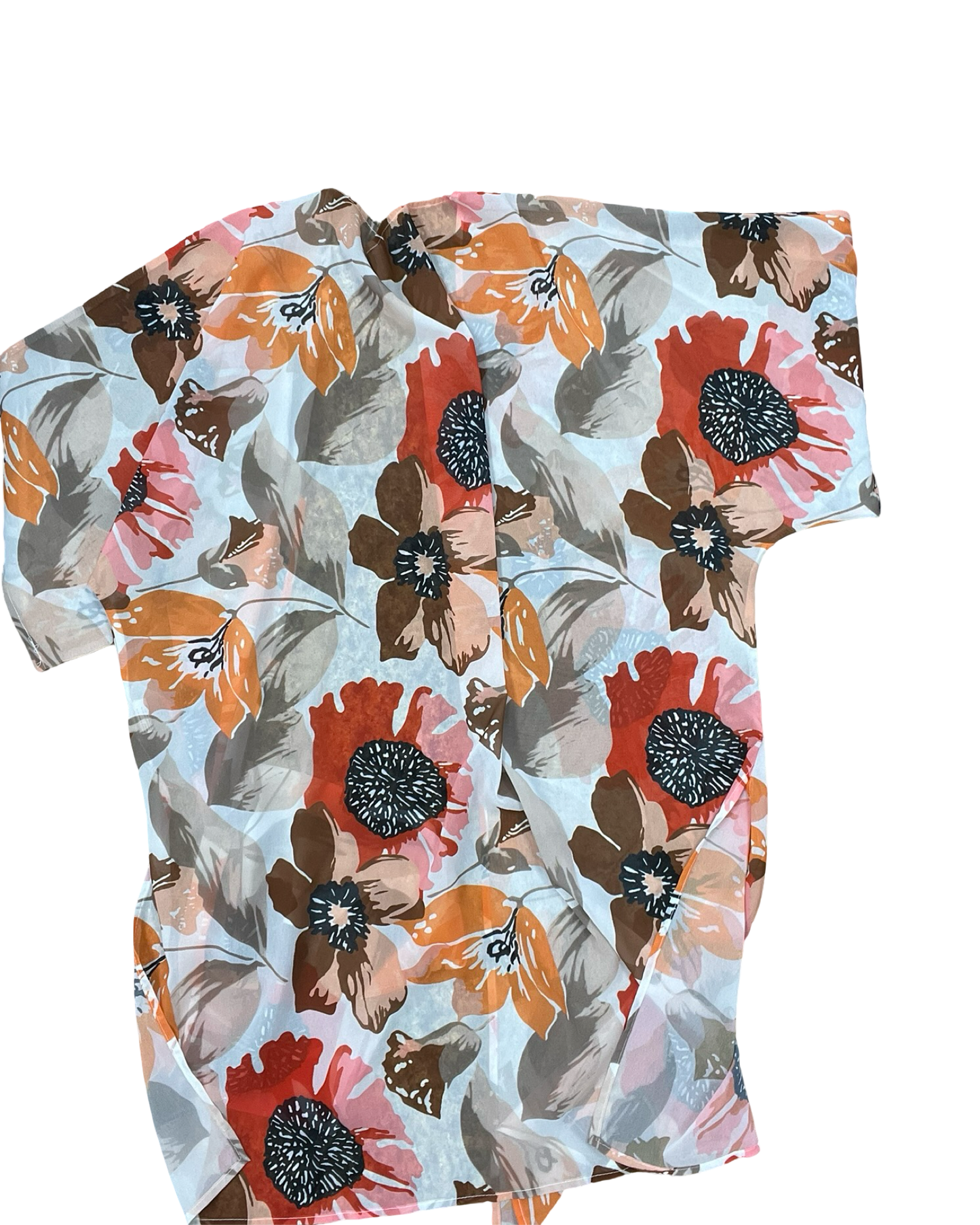 Cardigan By Clothes Mentor In Floral Print, Size:M