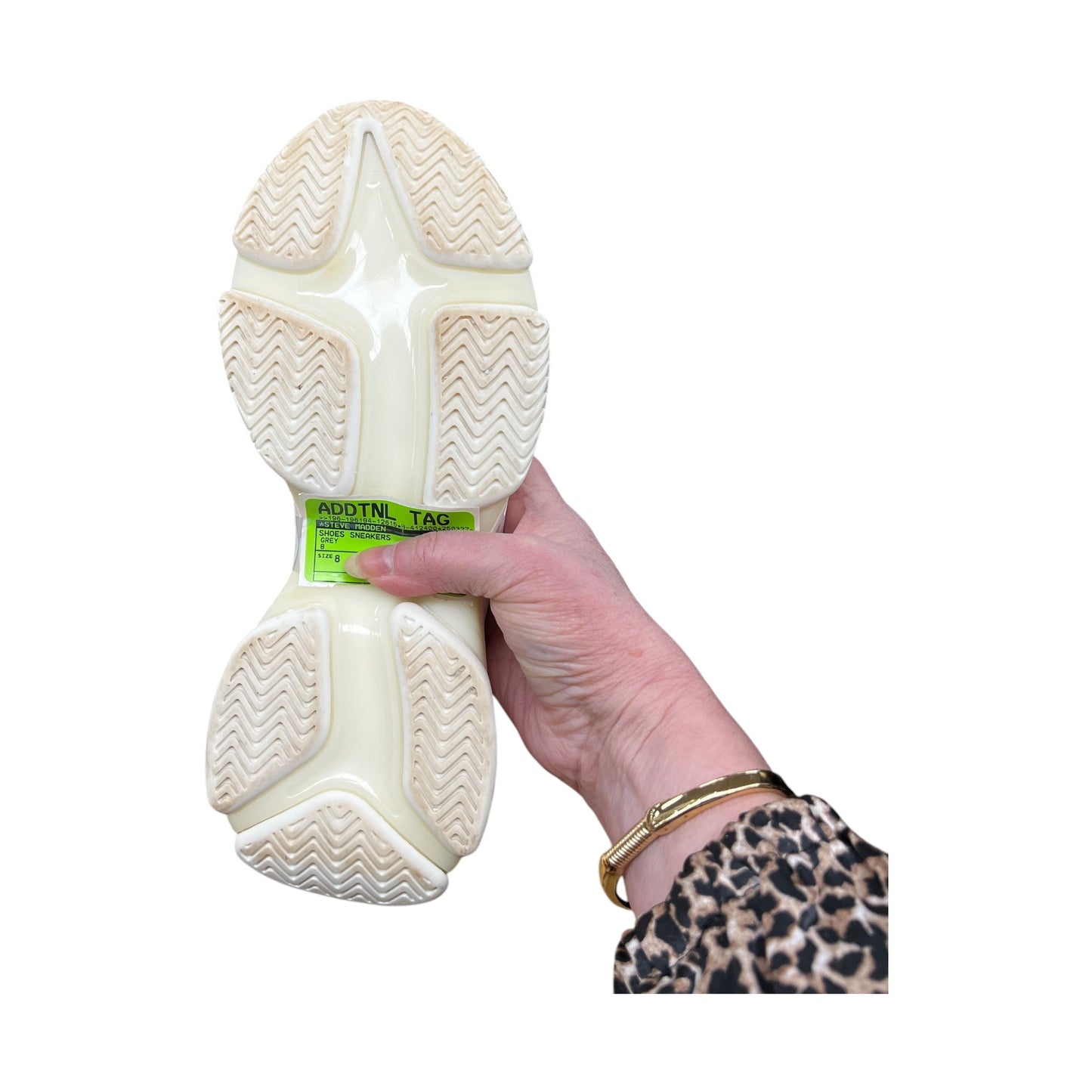 Shoes Sneakers By Steve Madden In Grey, Size:8