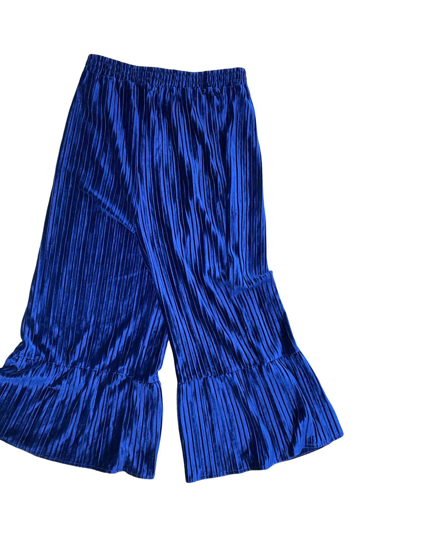 Pants Wide Leg By Umgee In Blue, Size:L