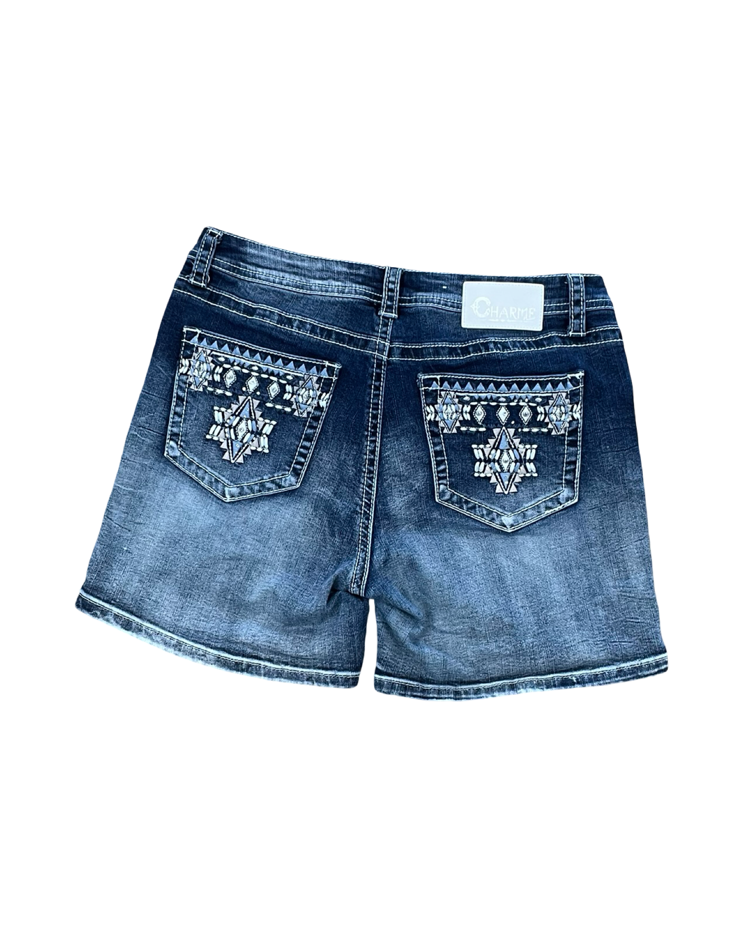 Shorts By Clothes Mentor In Blue Denim, Size:14