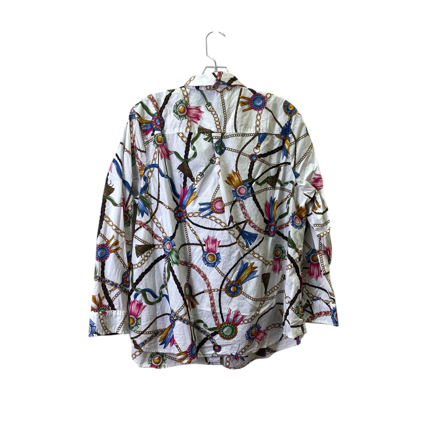 Top Ls Basic By Talbots In White, Size:2X