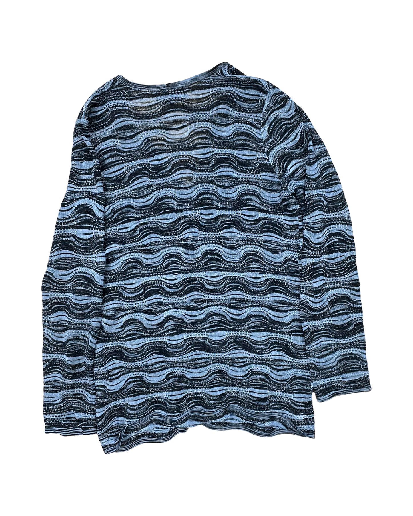 Cardigan By Jones New York In Black & Blue, Size:L