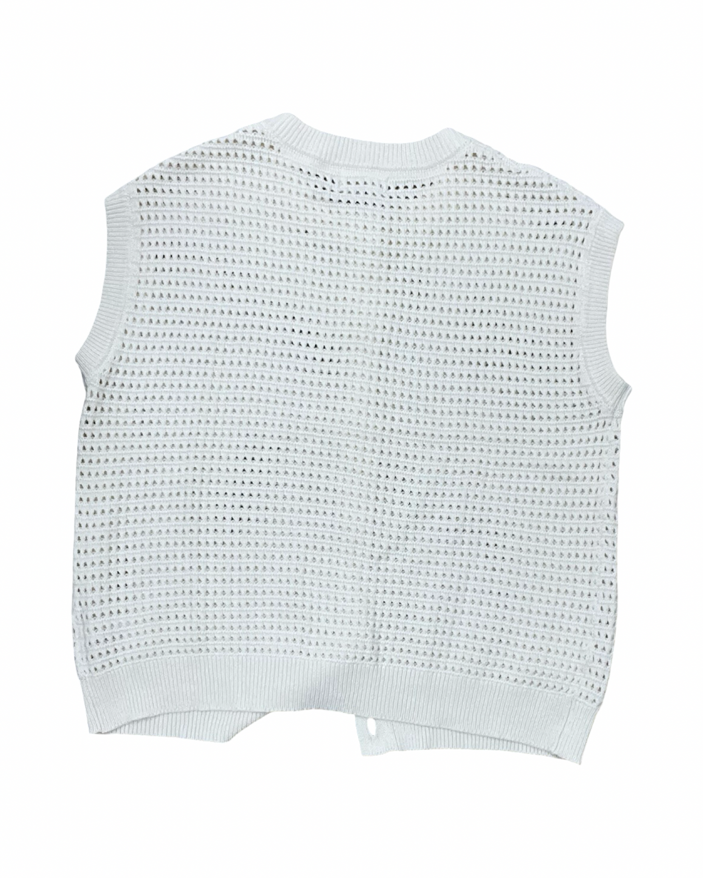 Blouse Sleeveless By Universal Thread In Cream, Size:Xs