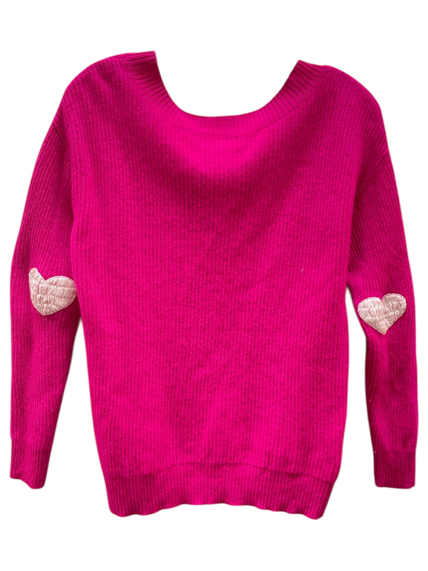 Sweater By Charter Club In Pink & White, Size:M