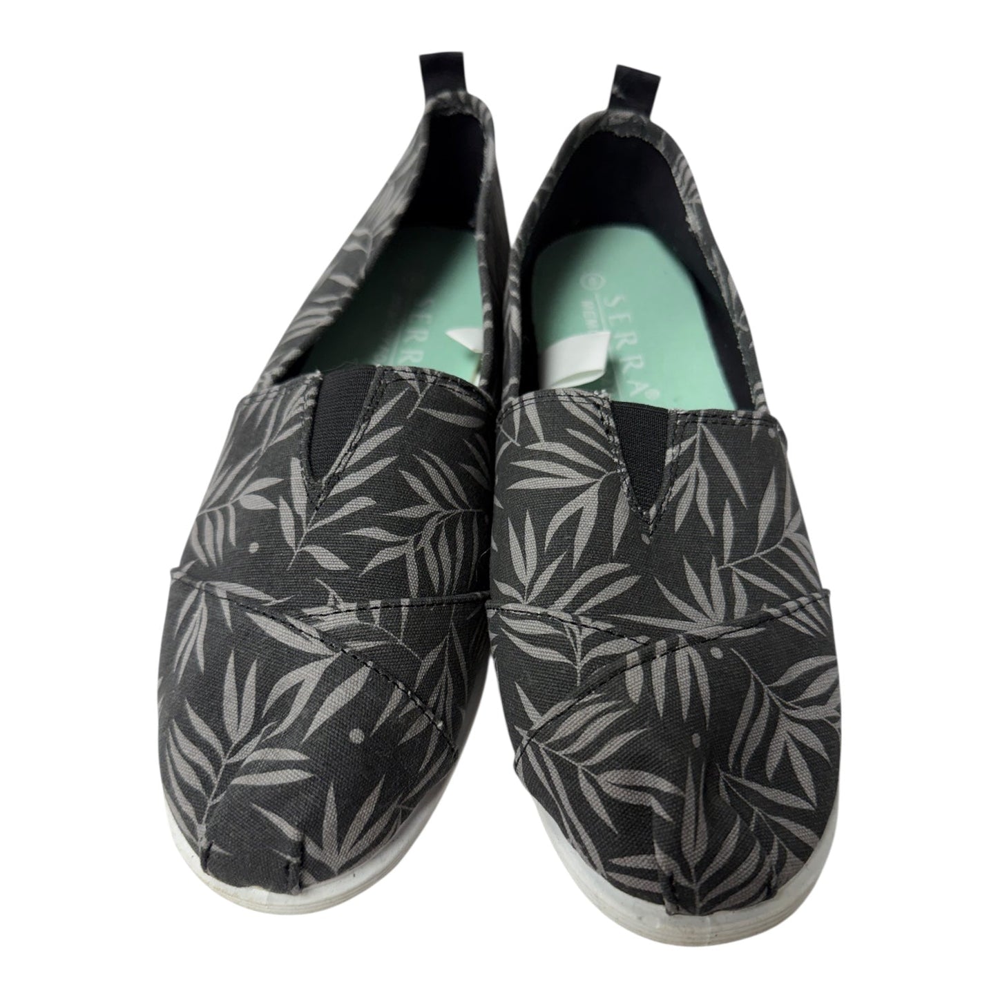 Shoes Flats By Serra In Grey, Size:8