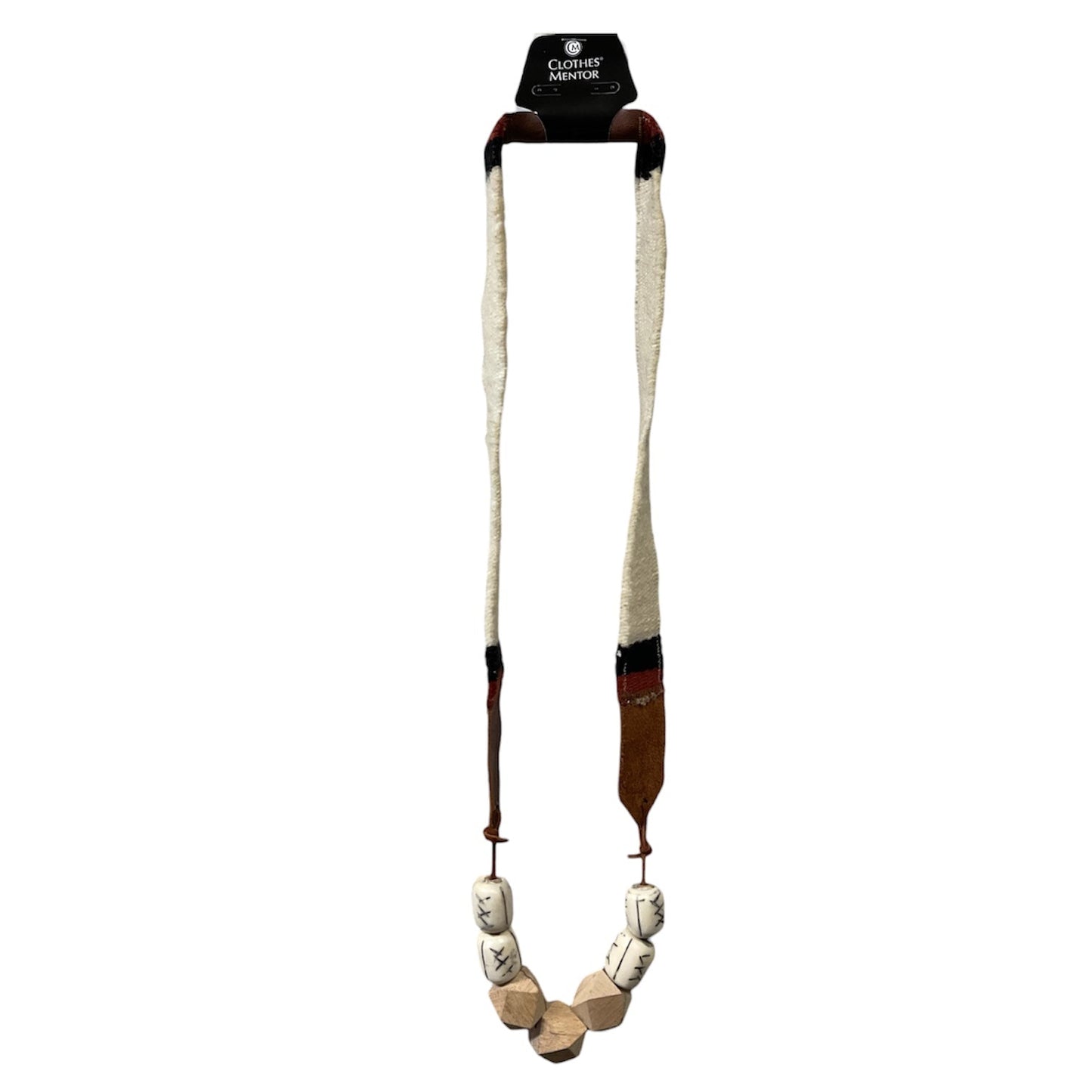 Necklace Statement By Cmc In Brown & Tan