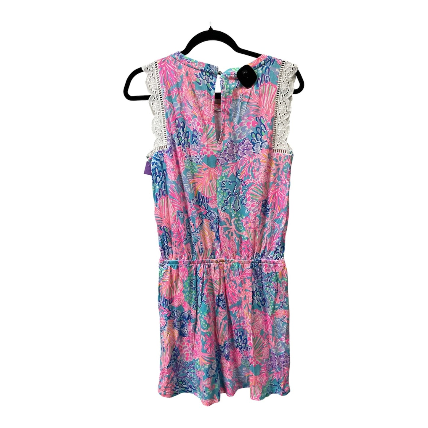 Romper Designer By Lilly Pulitzer In Pink, Size:M