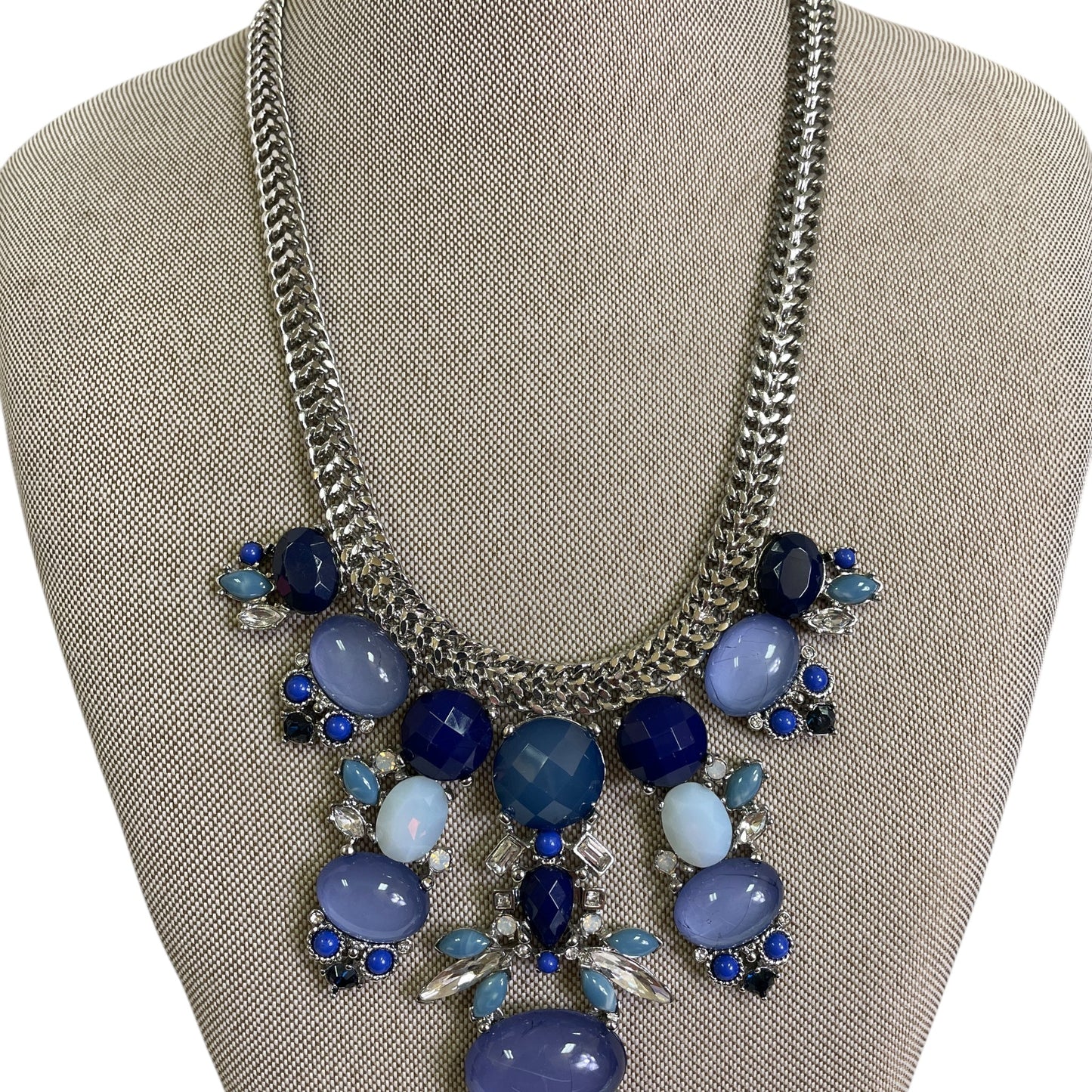 Necklace Statement By White House Black Market In Blue