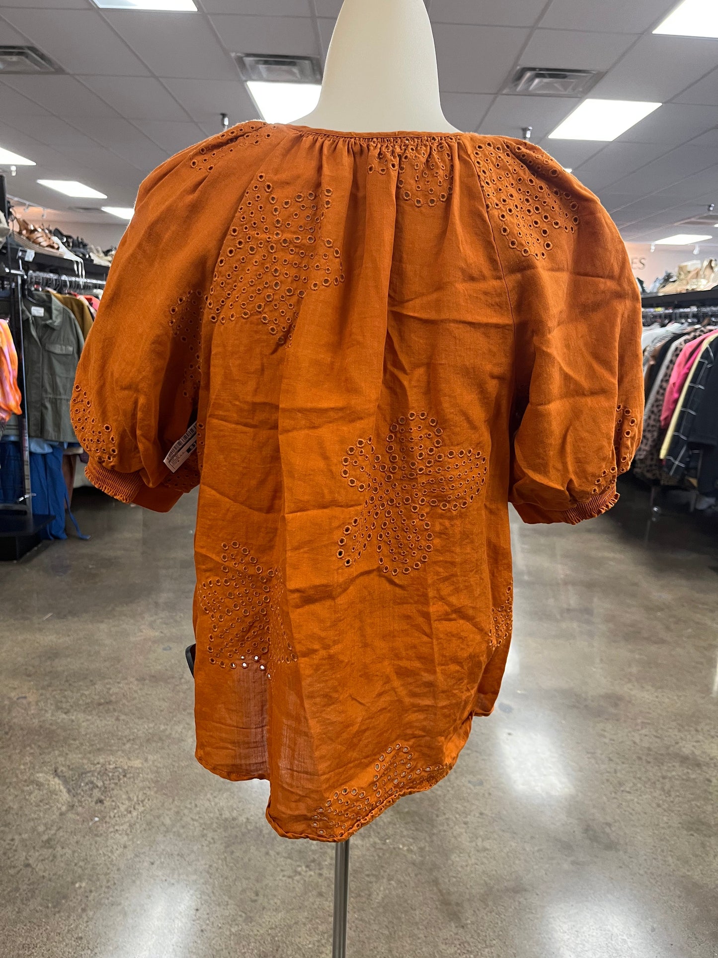 Top Ss By Chicos In Orange, Size:6