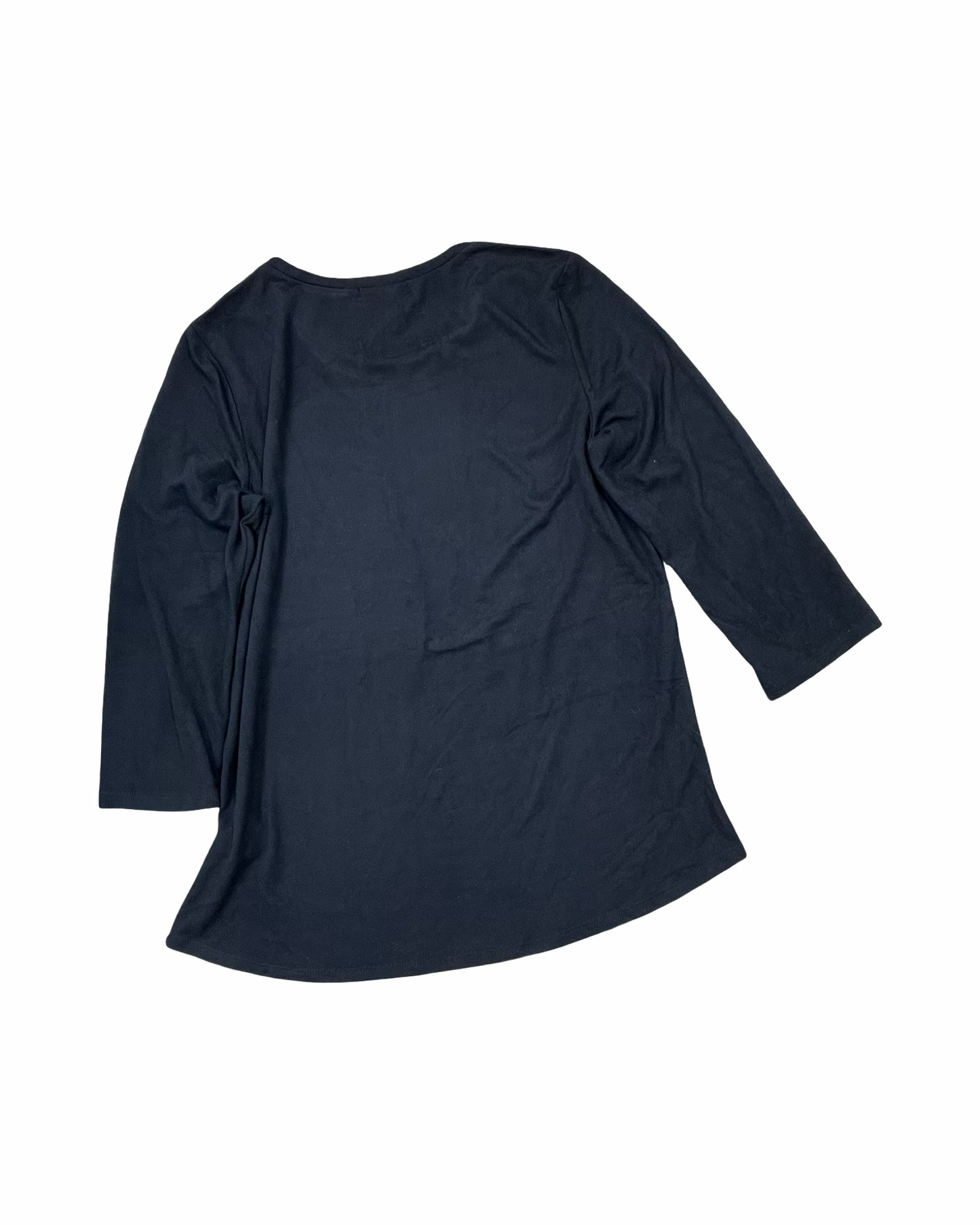 Top 3/4 Sleeve By 89Th And Madison In Black, Size:M