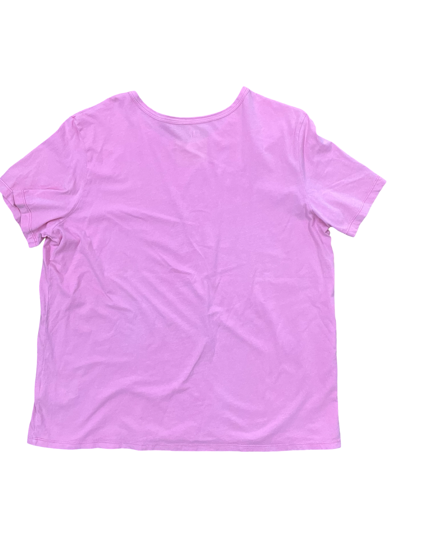 Top Ss Basic By Gap In Pink, Size:1X