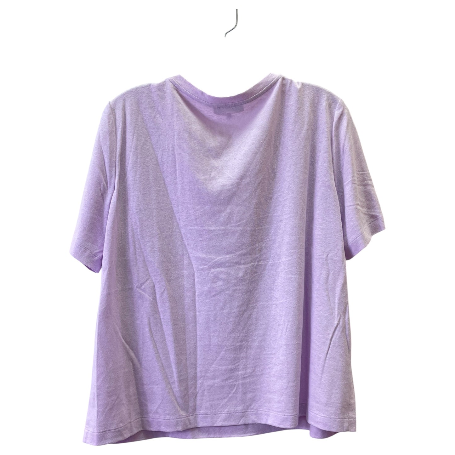 Top Ss Designer By Lafayette 148 In Purple, Size:L