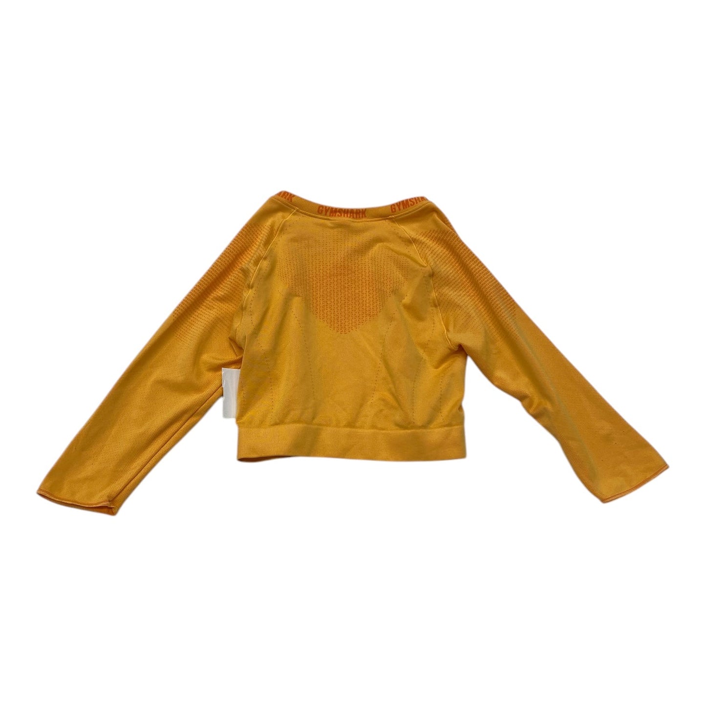 Athletic Top Ls Collar By Gym Shark In Orange, Size:S